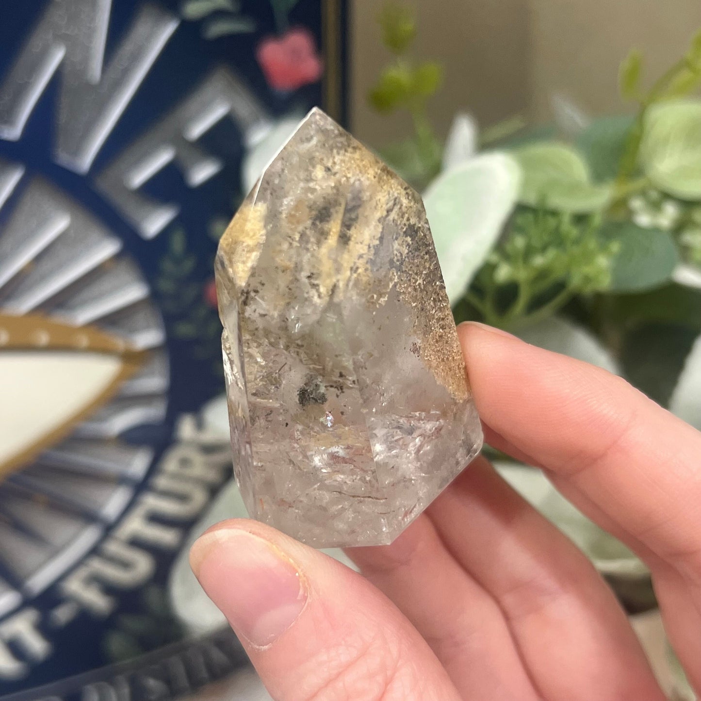 High Quality Garden Quartz Tower | Chlorite Included Quartz | Lodolite Quartz