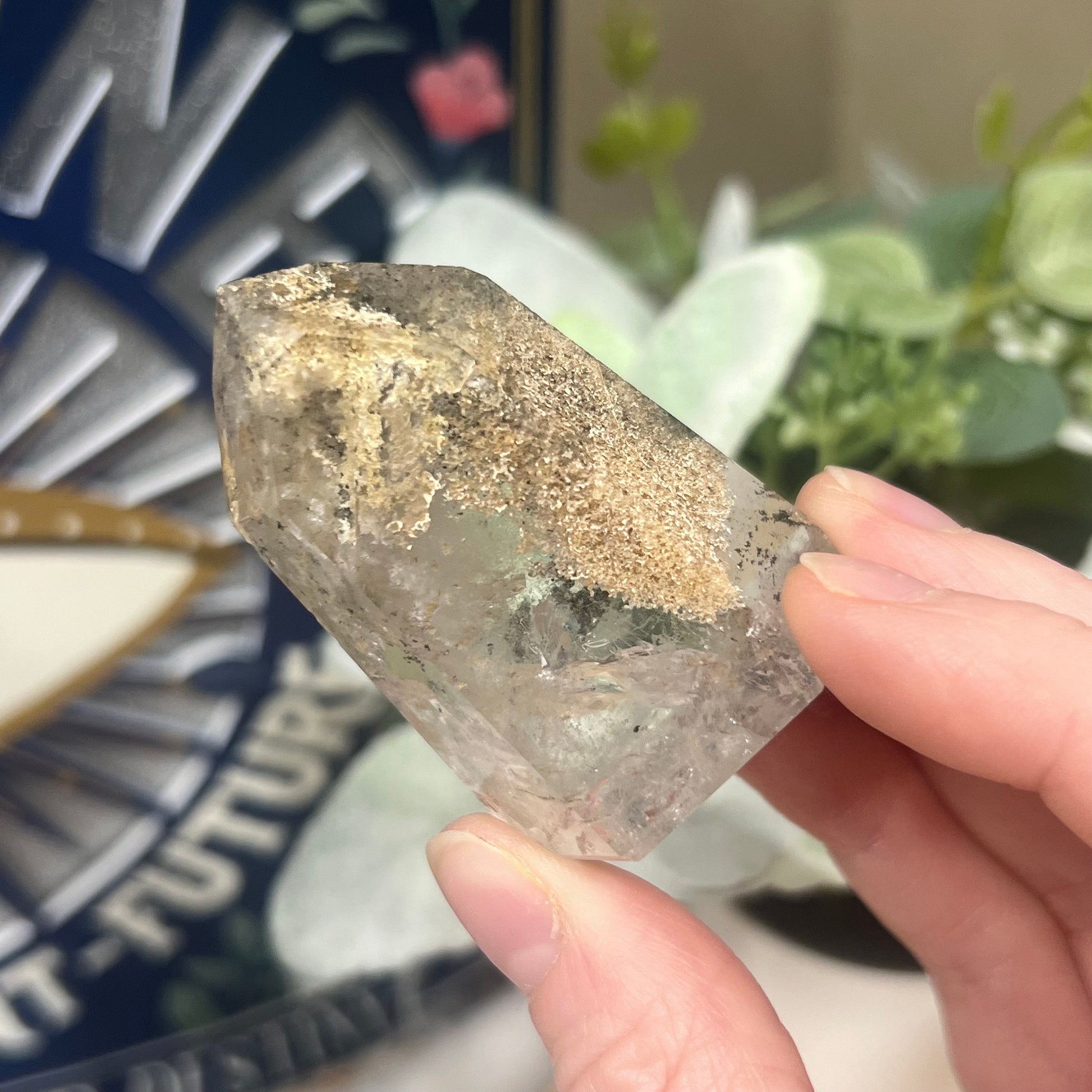 High Quality Garden Quartz Tower | Chlorite Included Quartz | Lodolite Quartz