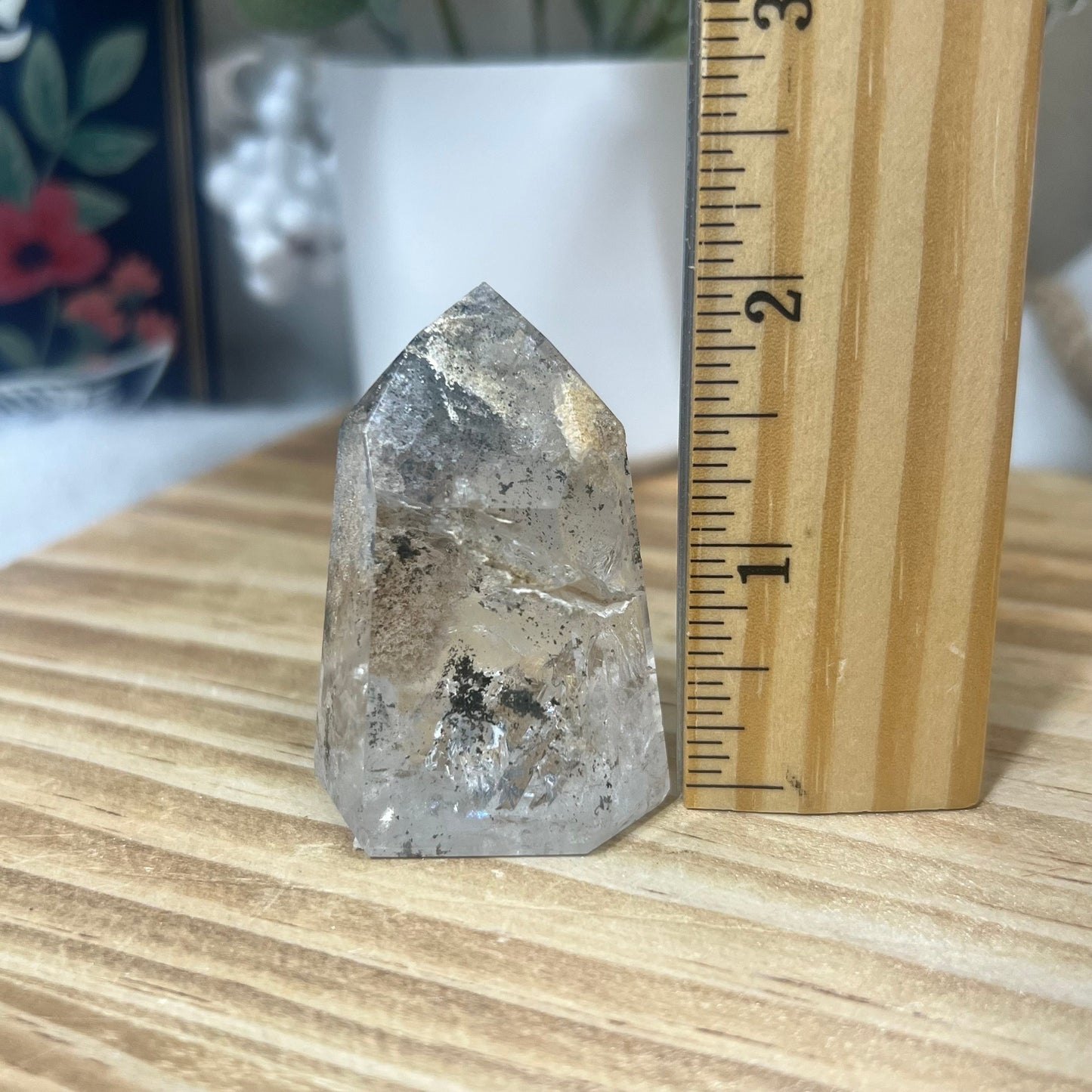 High Quality Garden Quartz Tower | Chlorite Included Quartz | Lodolite Quartz