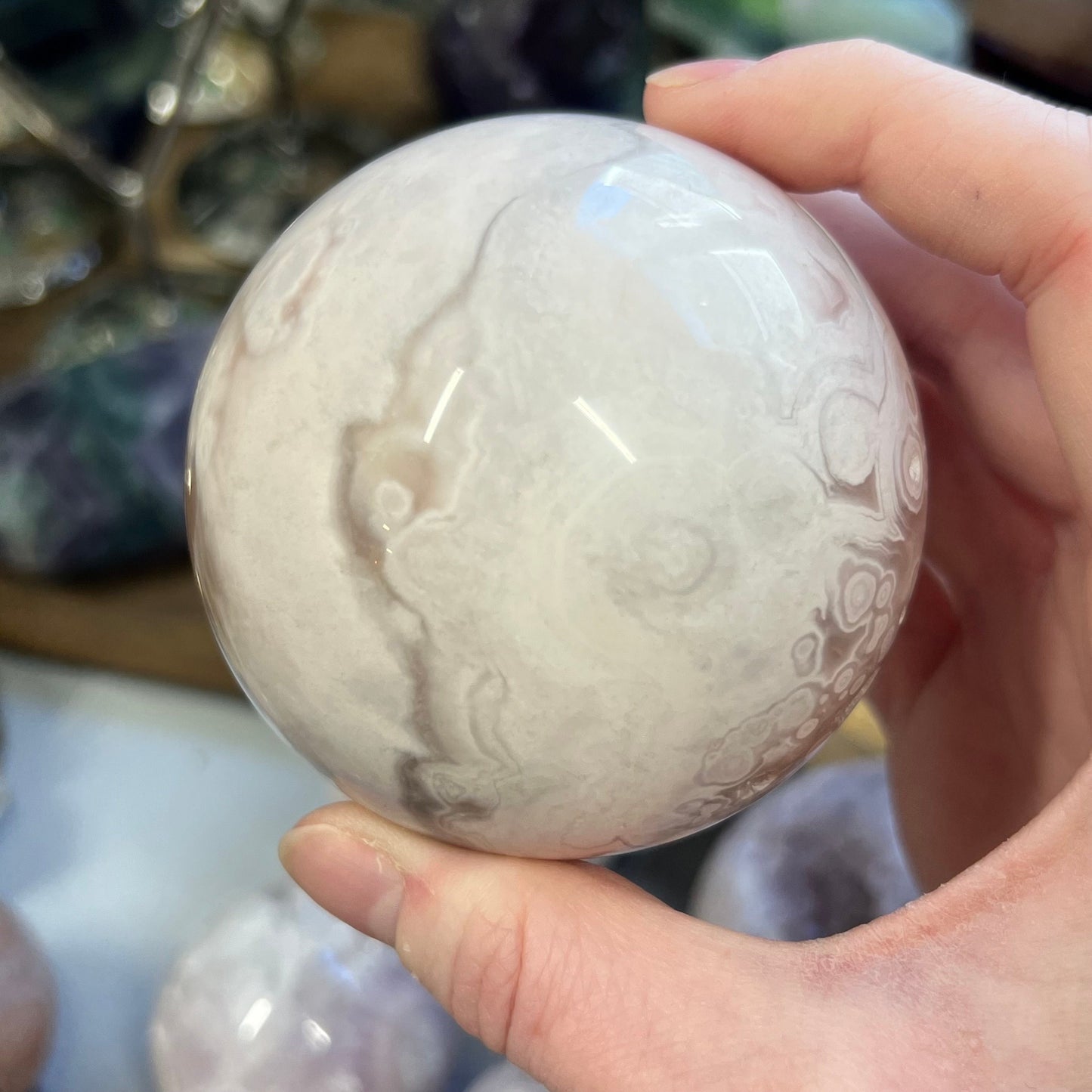 High Quality Pink Amethyst Sphere | Unique Pink Amethyst