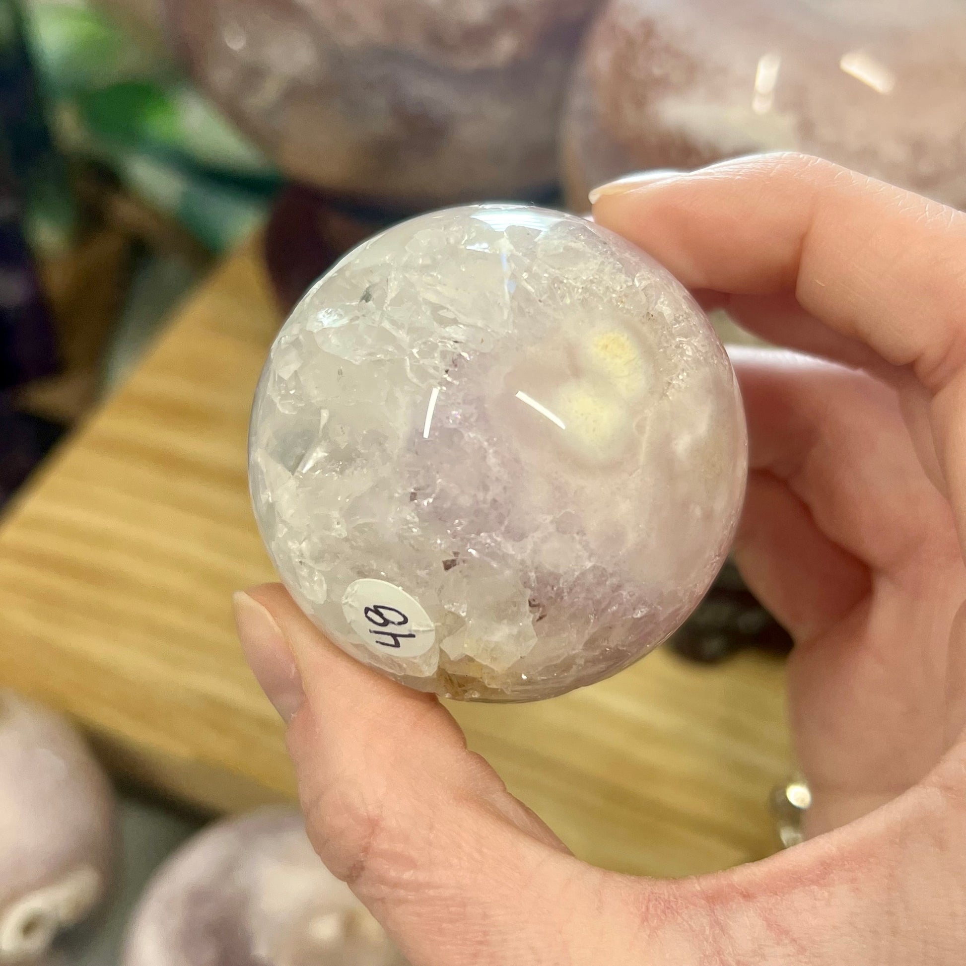 High Quality Pink Amethyst Sphere | Pastel Amethyst | Amethyst Flower Agate