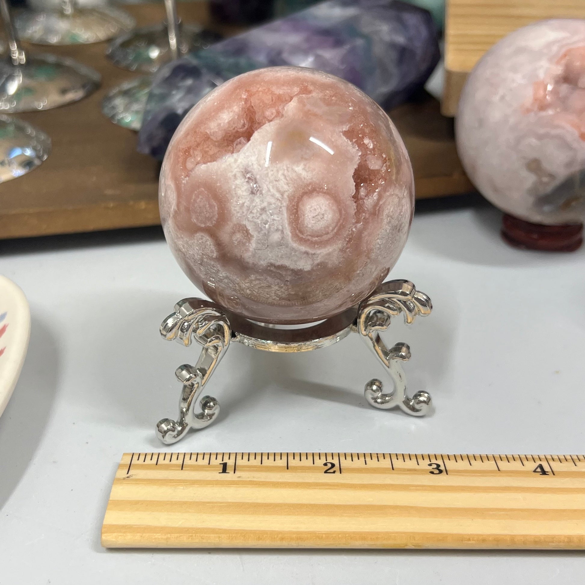 High Quality Pink Amethyst Sphere | Unique Pink Amethyst