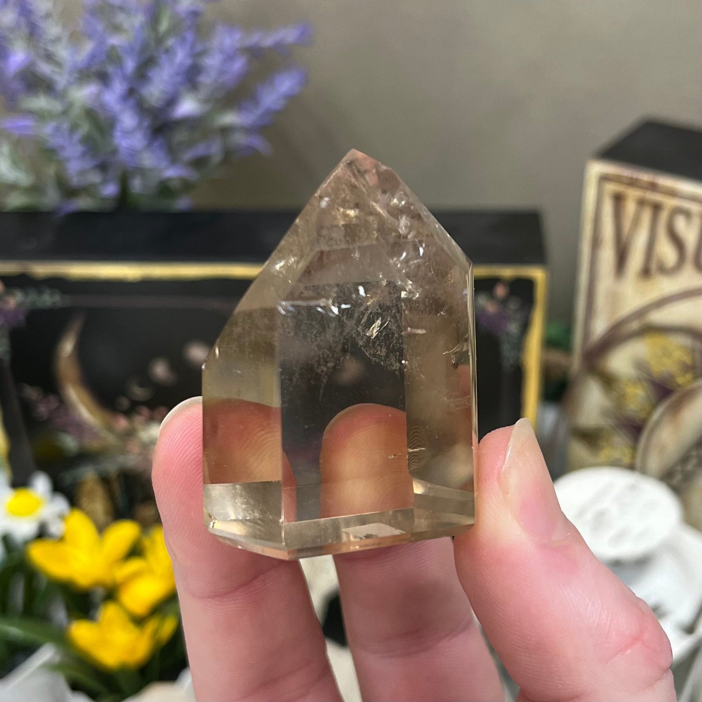 High Quality Brazilian Smoky Quartz Tower