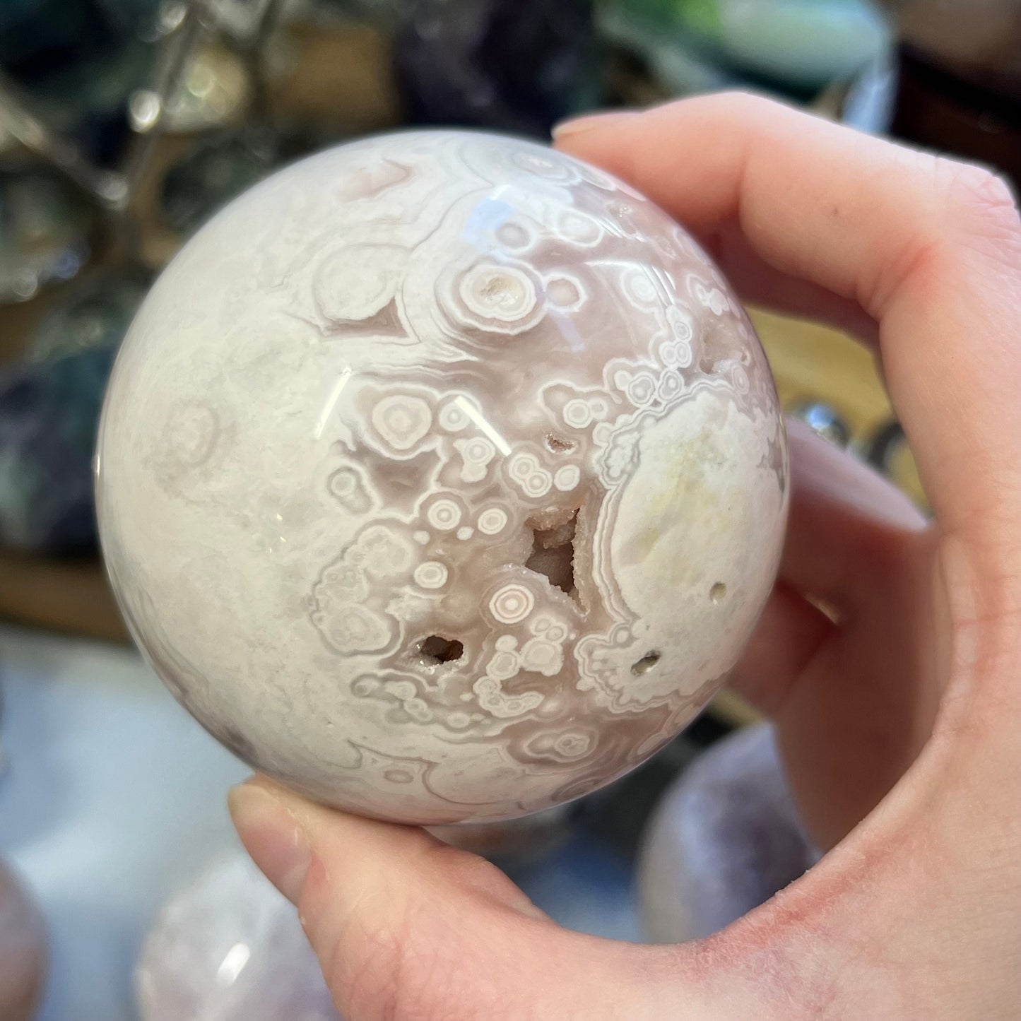 High Quality Pink Amethyst Sphere | Unique Pink Amethyst