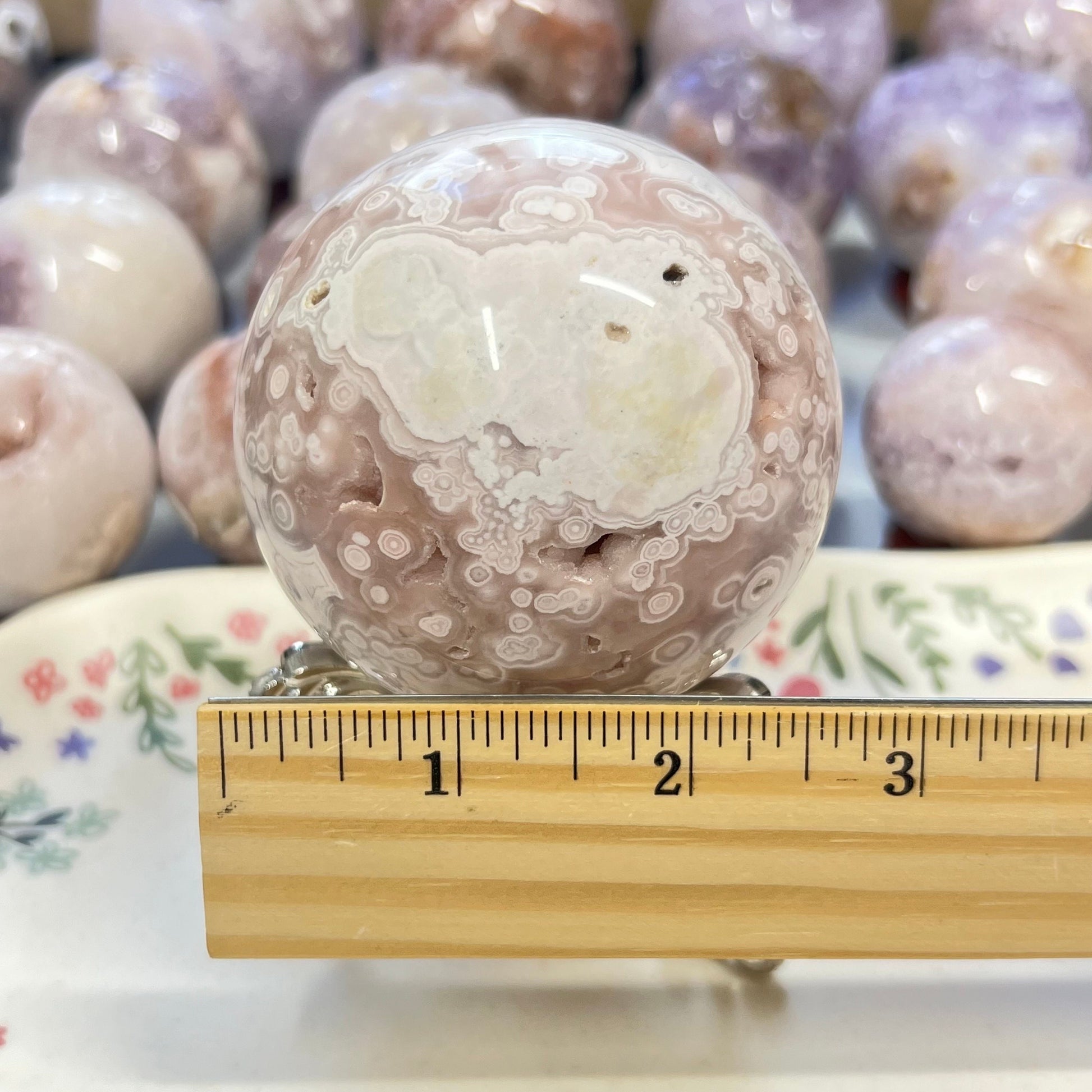 High Quality Pink Amethyst Sphere | Unique Pink Amethyst