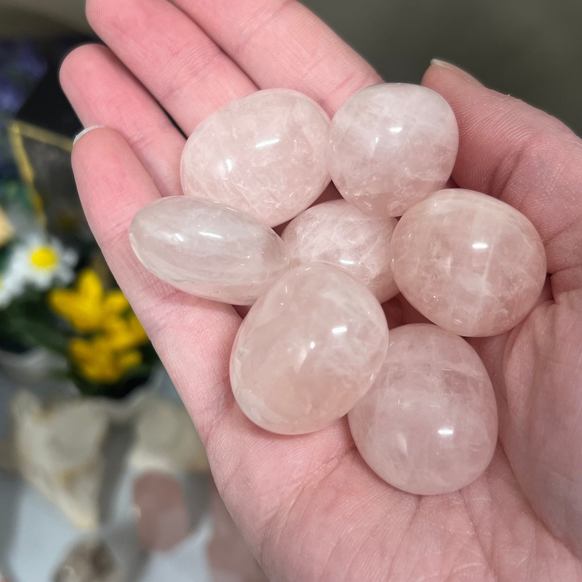 Rose Quartz Tumble | Large Rose Quartz Tumble