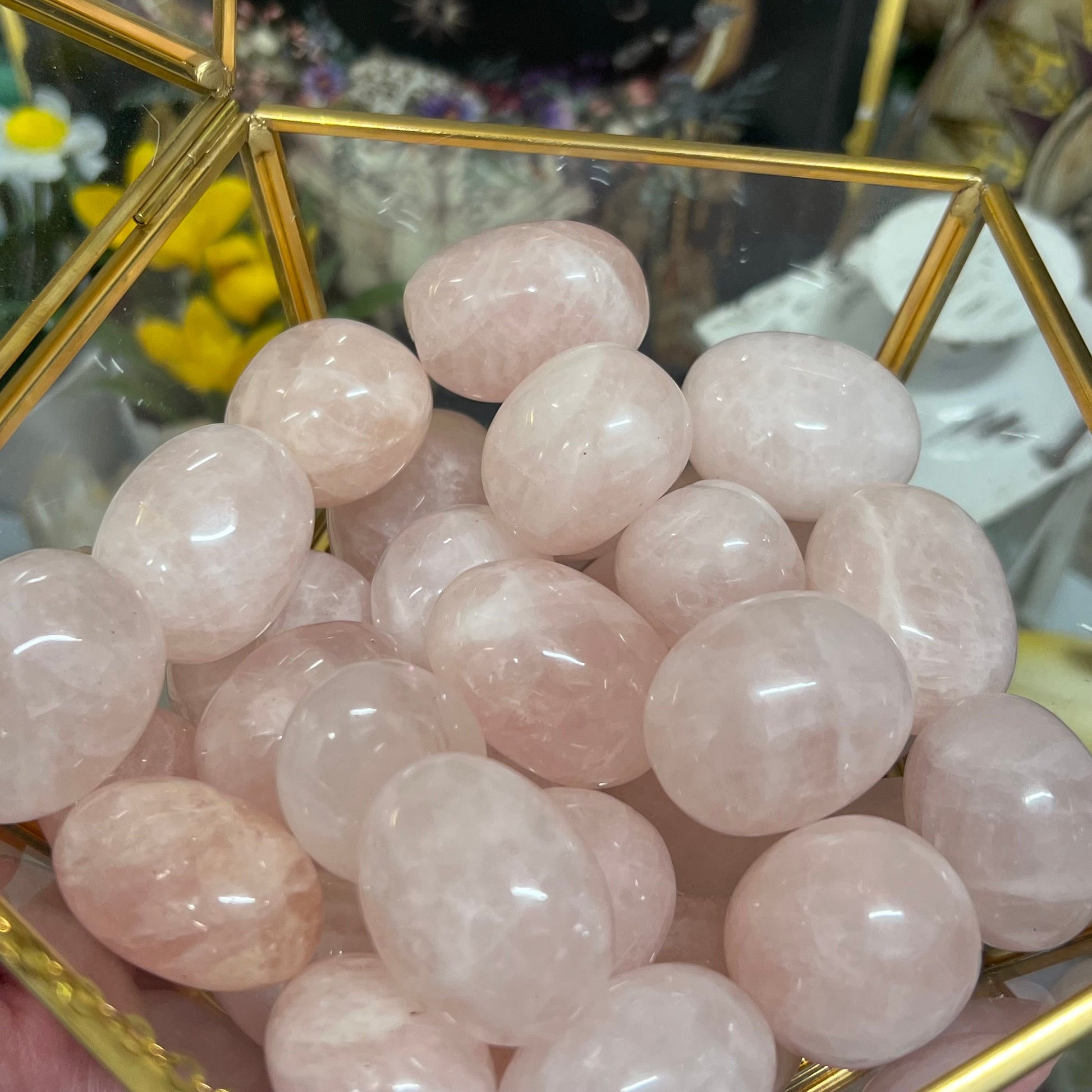Rose Quartz Tumble | Large Rose Quartz Tumble