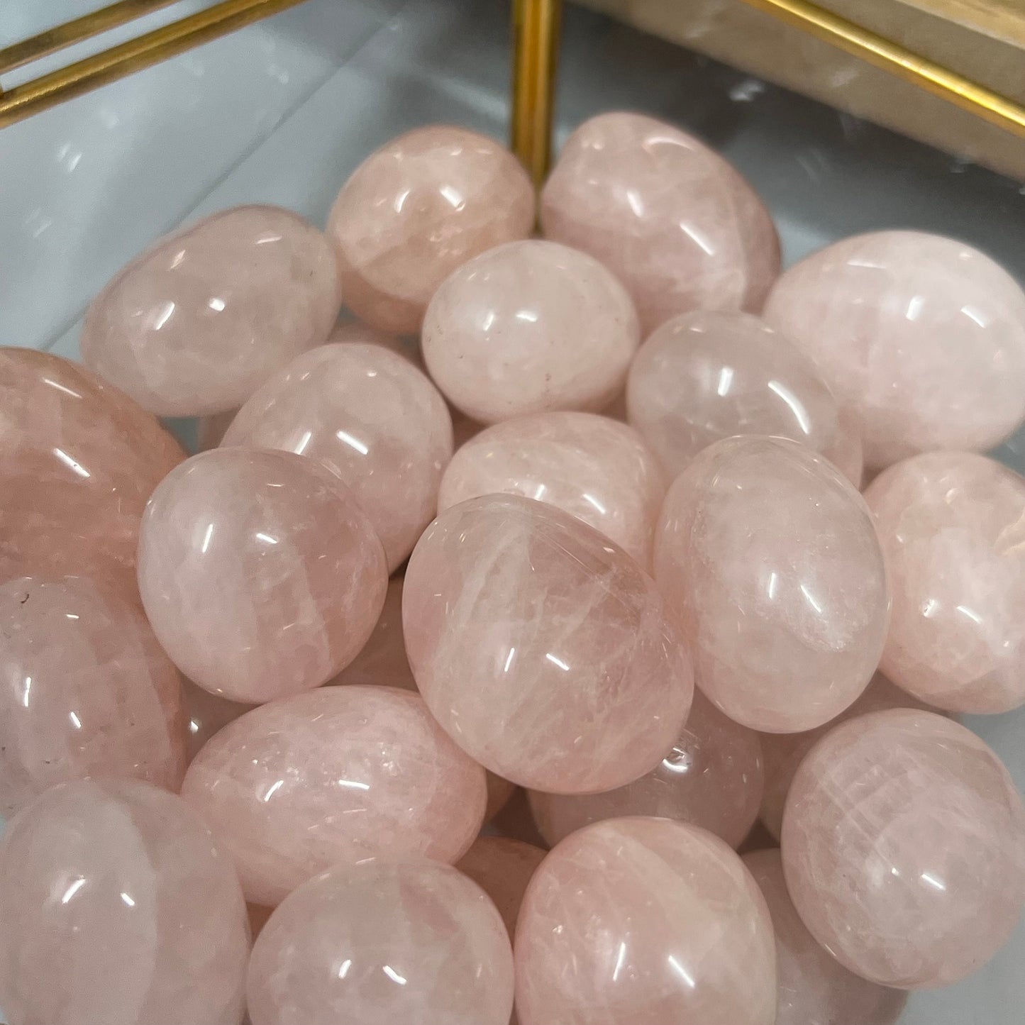 Rose Quartz Tumble | Large Rose Quartz Tumble