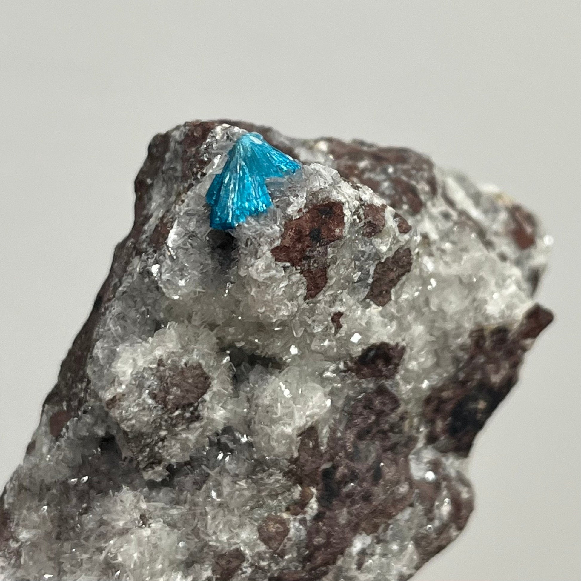 Cavansite on Stilbite | Raw Stilbite | Cavansite Specimen