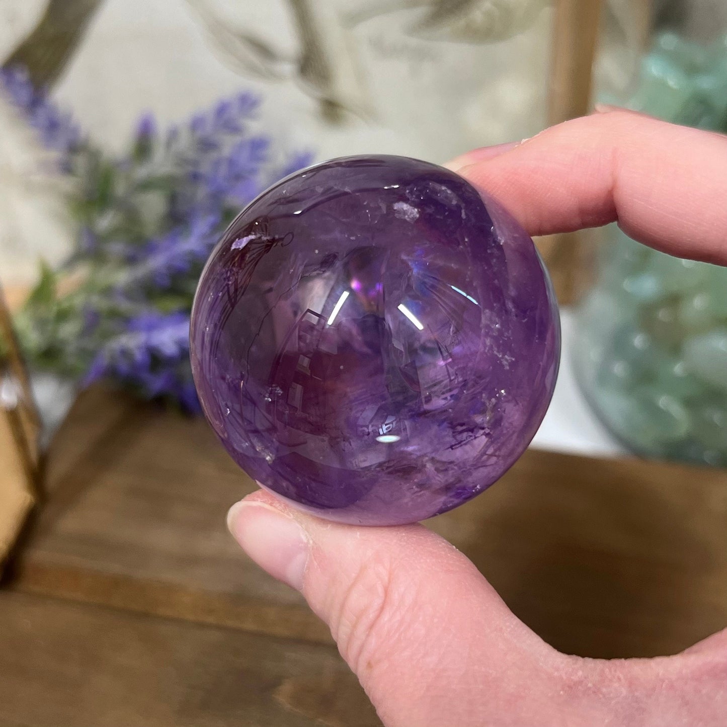 High Grade Ametrine Sphere | Amethyst Sphere