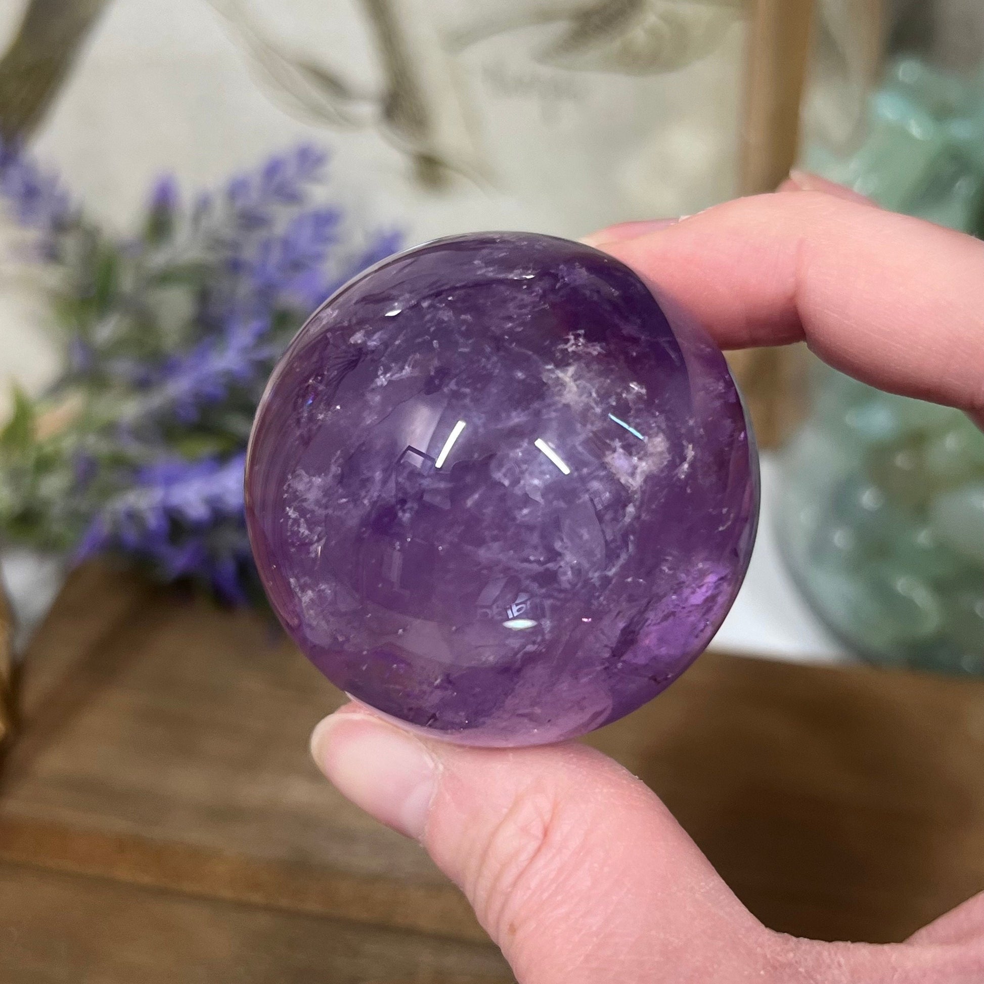 High Grade Ametrine Sphere | Amethyst Sphere