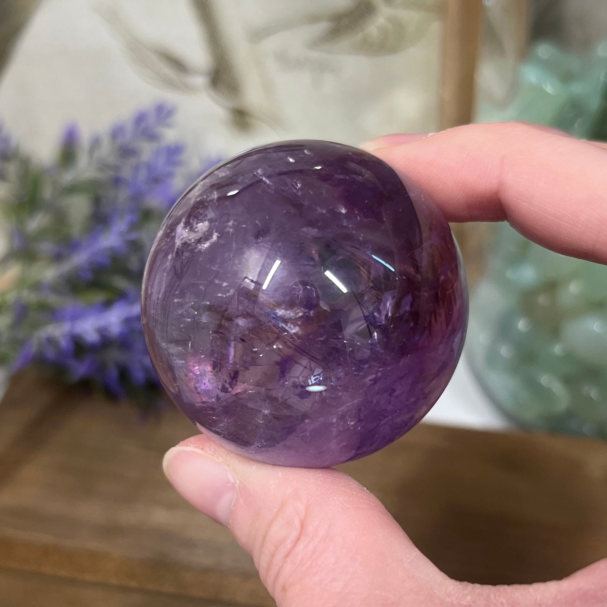 High Grade Ametrine Sphere | Amethyst Sphere