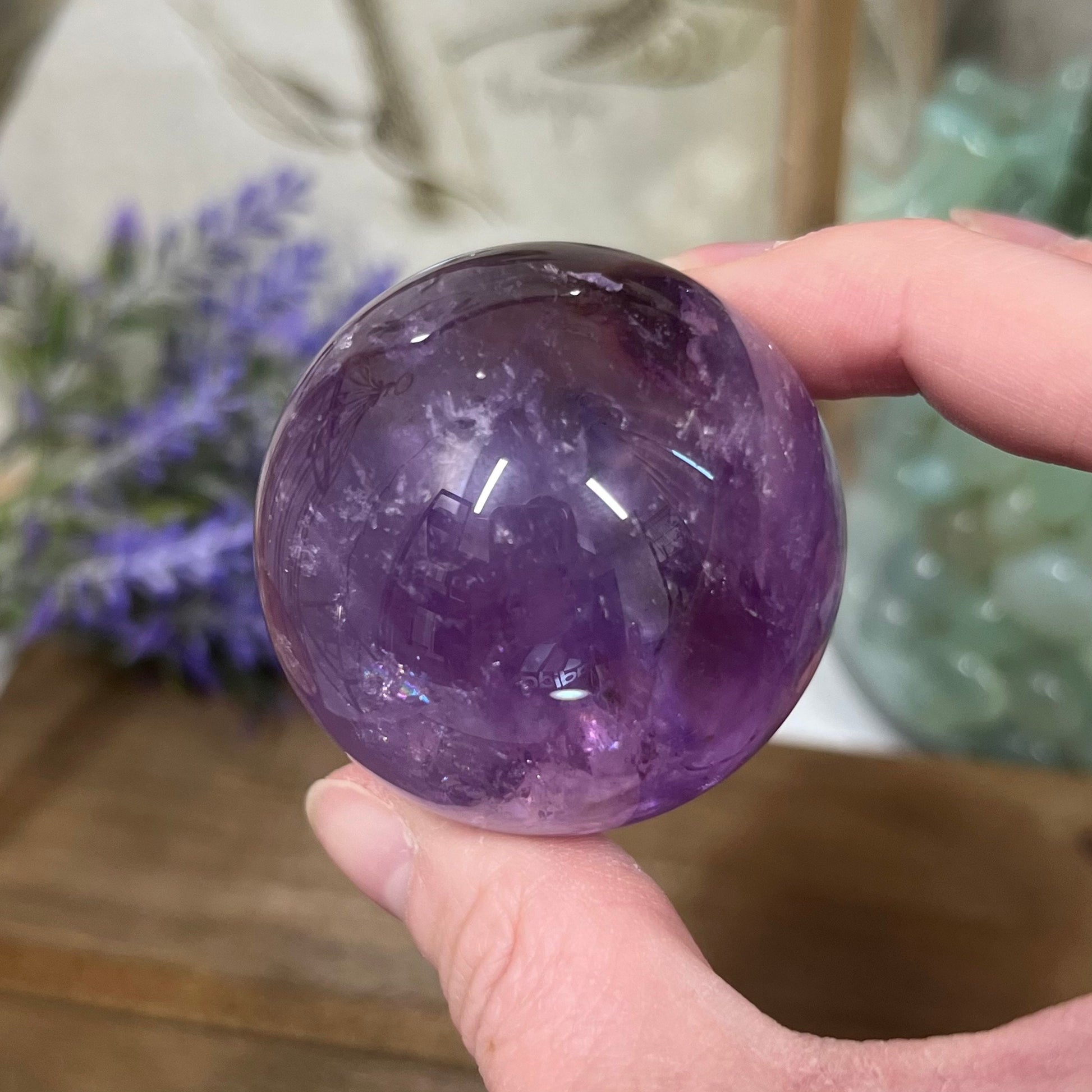 High Grade Ametrine Sphere | Amethyst Sphere