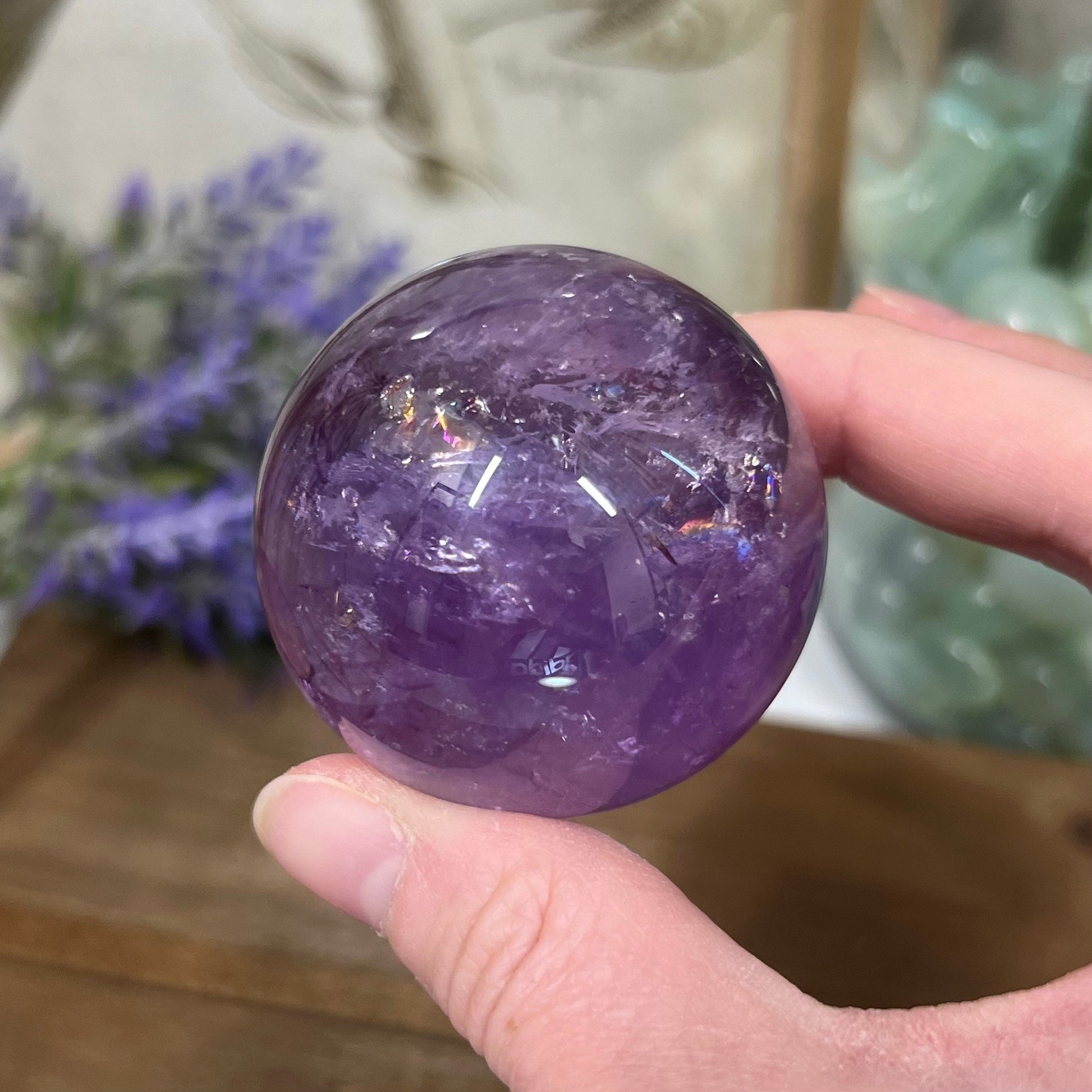 High Grade Ametrine Sphere | Amethyst Sphere
