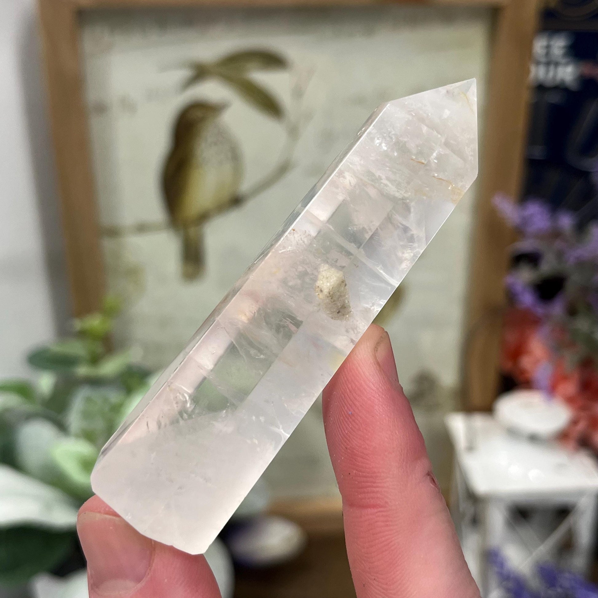 Light Rose Quartz Tower | Glassy Rose Quartz