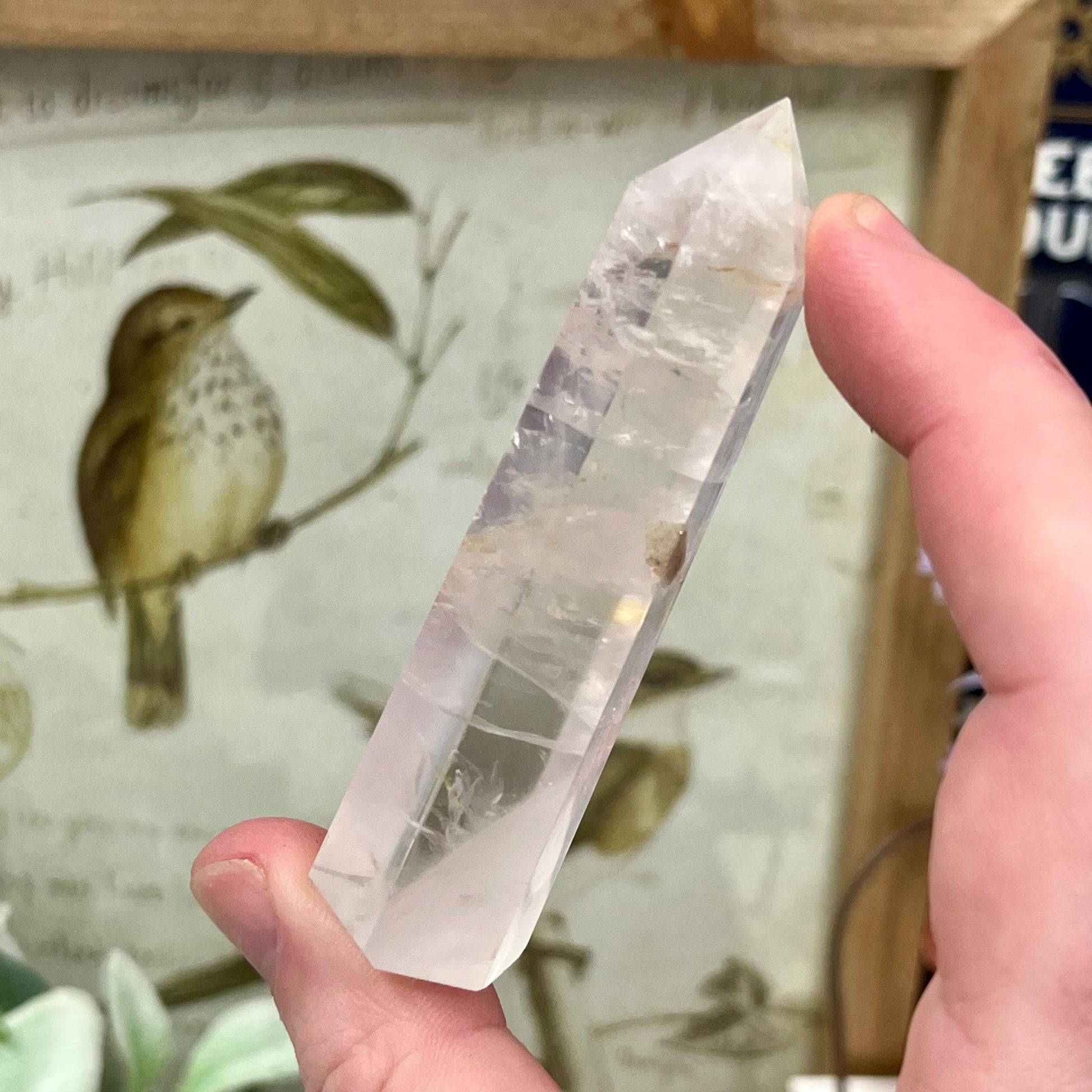 Light Rose Quartz Tower | Glassy Rose Quartz