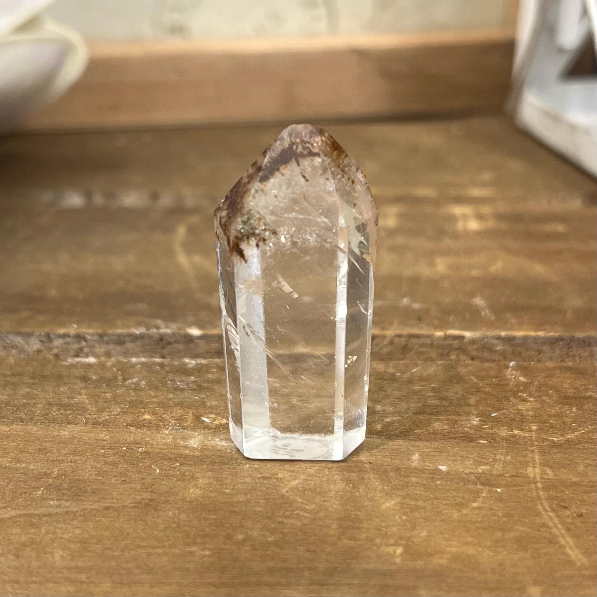 Mini Garden Quartz Tower | Lodolite Quartz