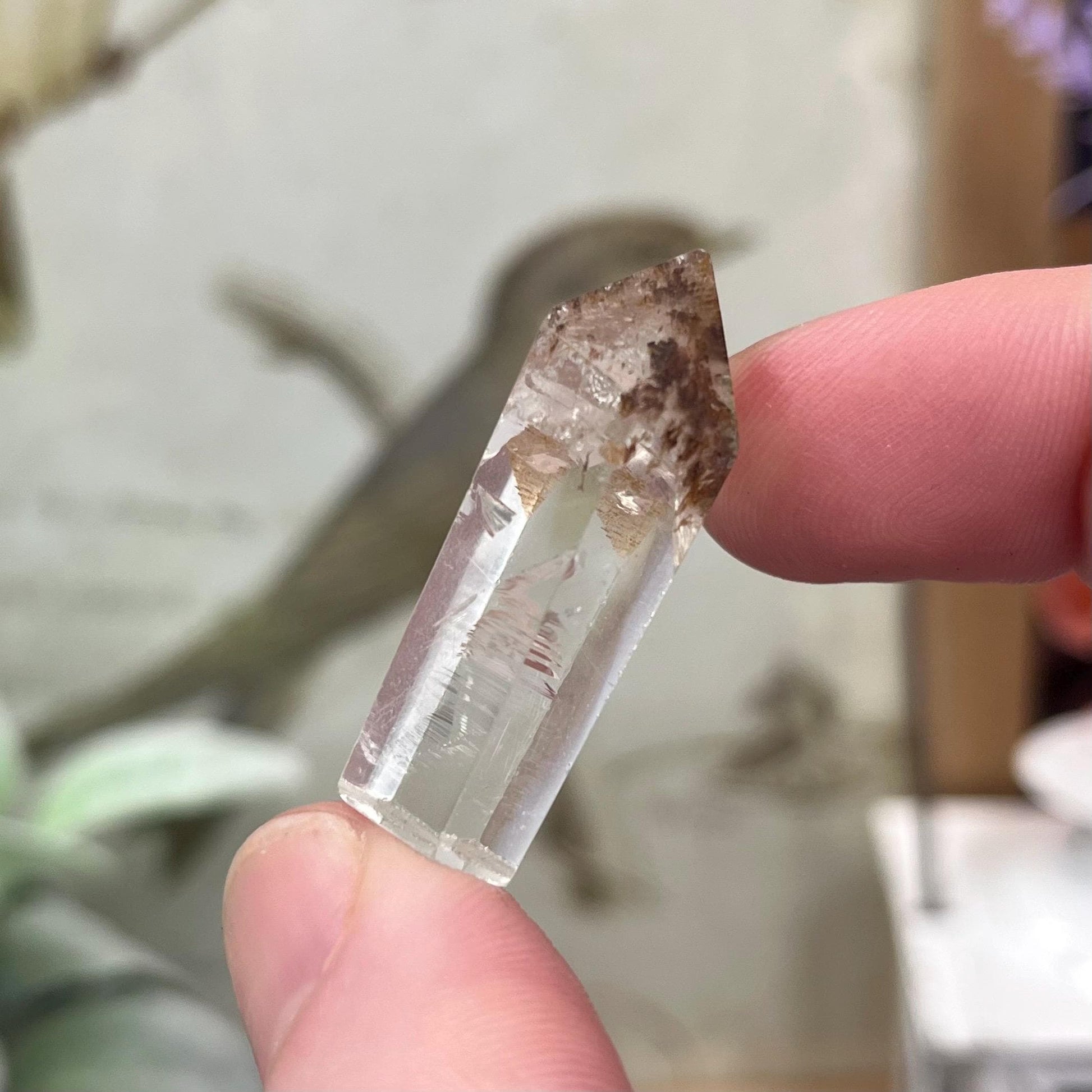 Mini Garden Quartz Tower | Lodolite Quartz