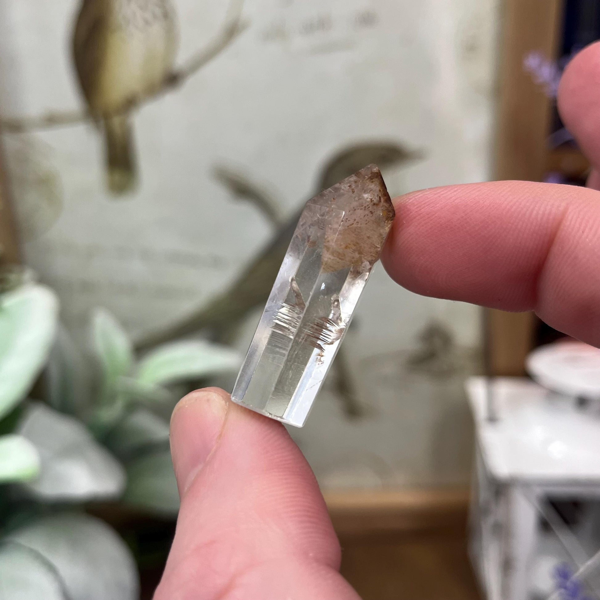 Mini Garden Quartz Tower | Lodolite Quartz