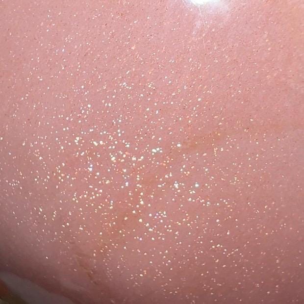 Flashy Peach Moonstone with Sunstone Palm | Confetti Sunstone | Rainbow Sunstone Palm Stone