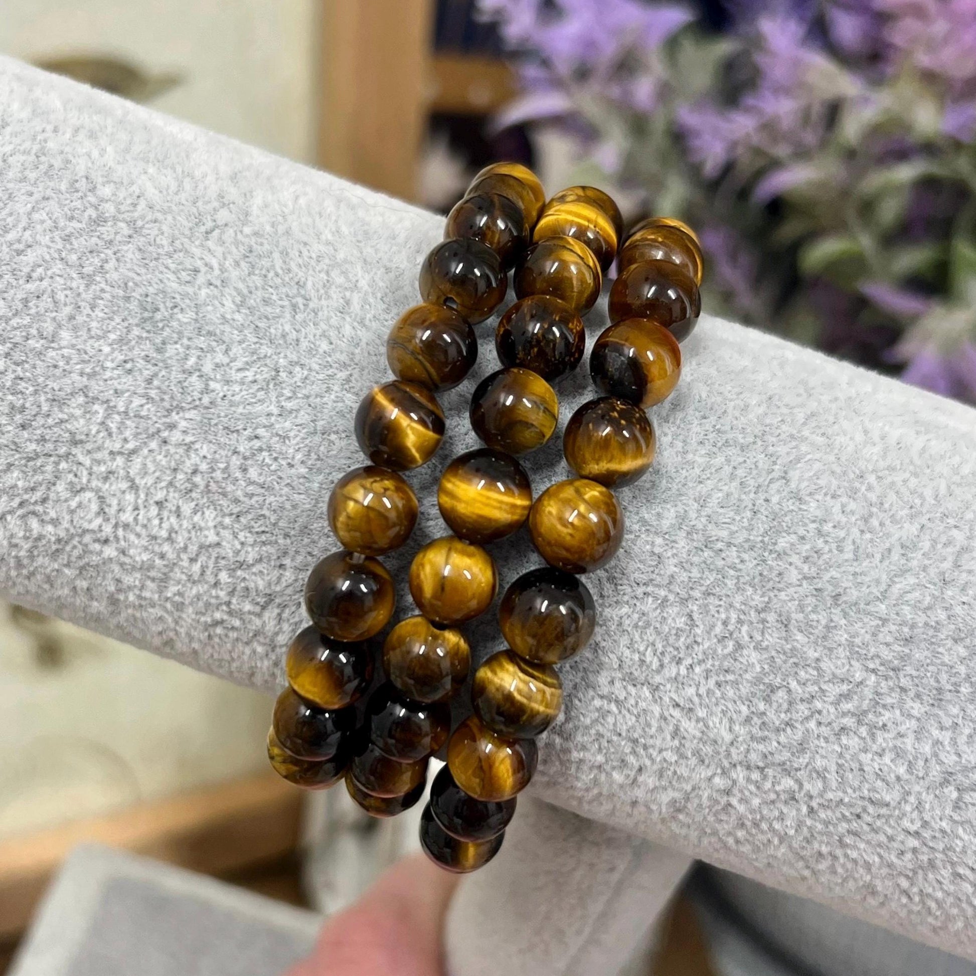 Flashy Tiger’s Eye Bracelet | Tiger Eye | 8mm Crystal Bracelet