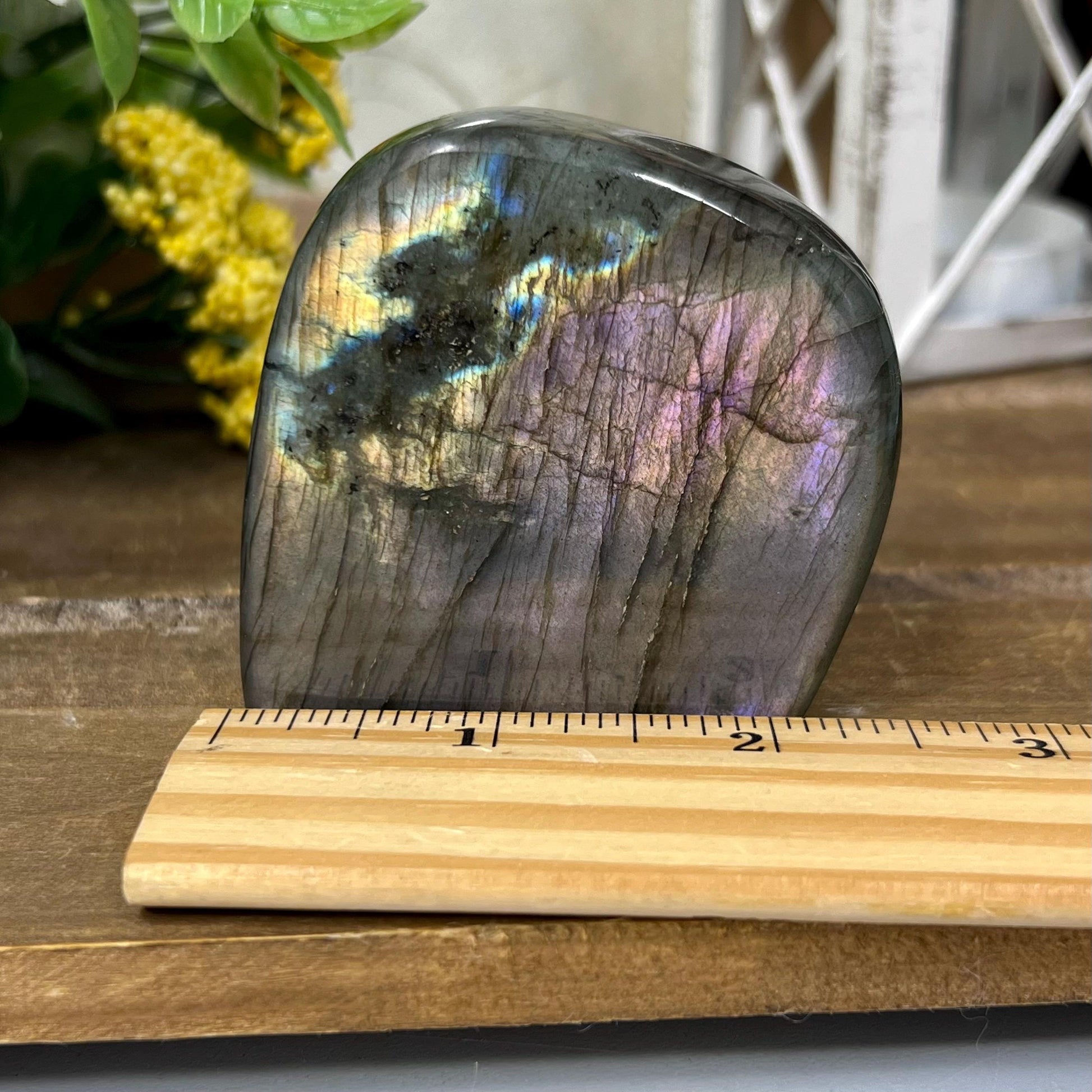 Small Rainbow Labradorite Freeform | Purple Lab Freeform | Pink Labradorite