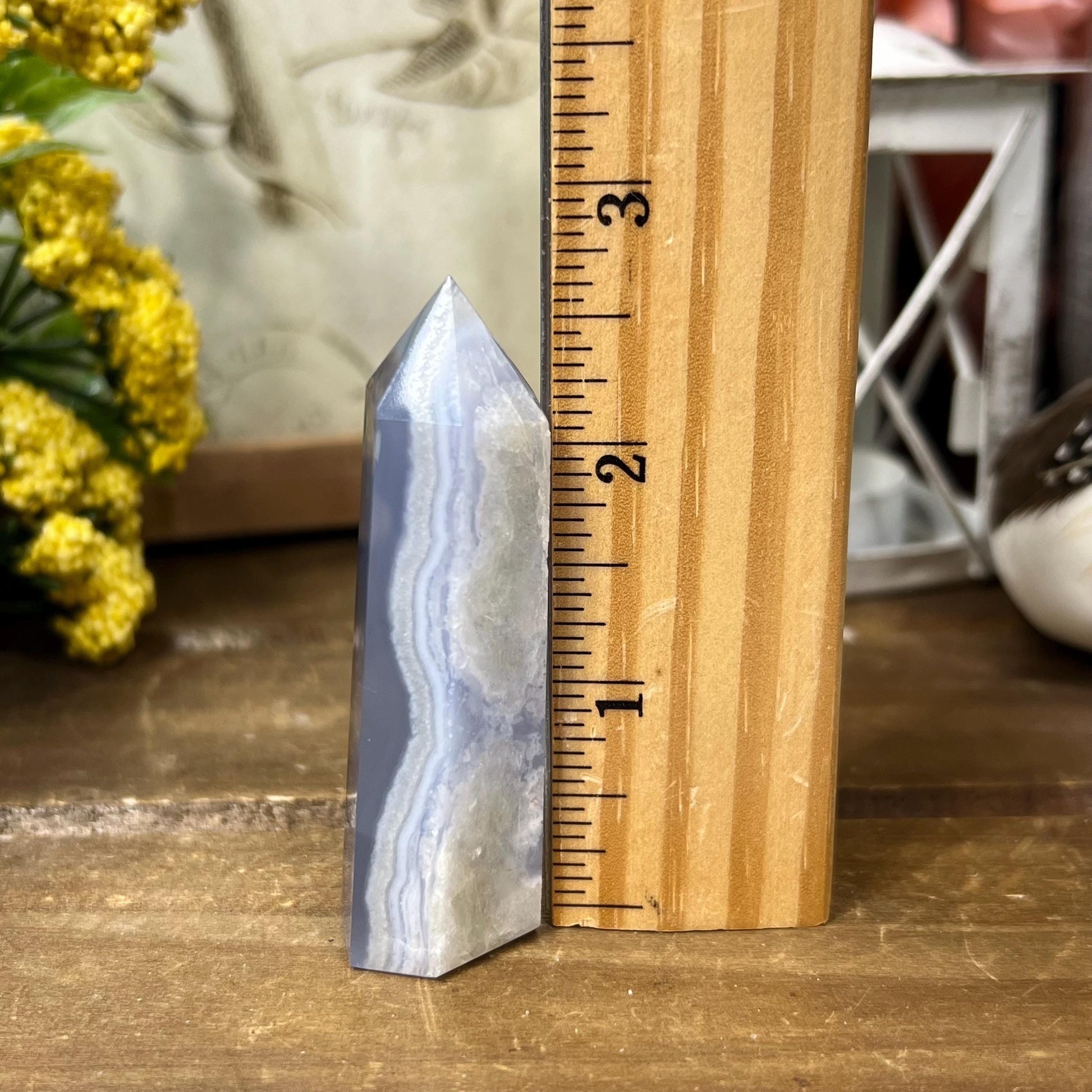 High Quality Blue Lace Agate Tower