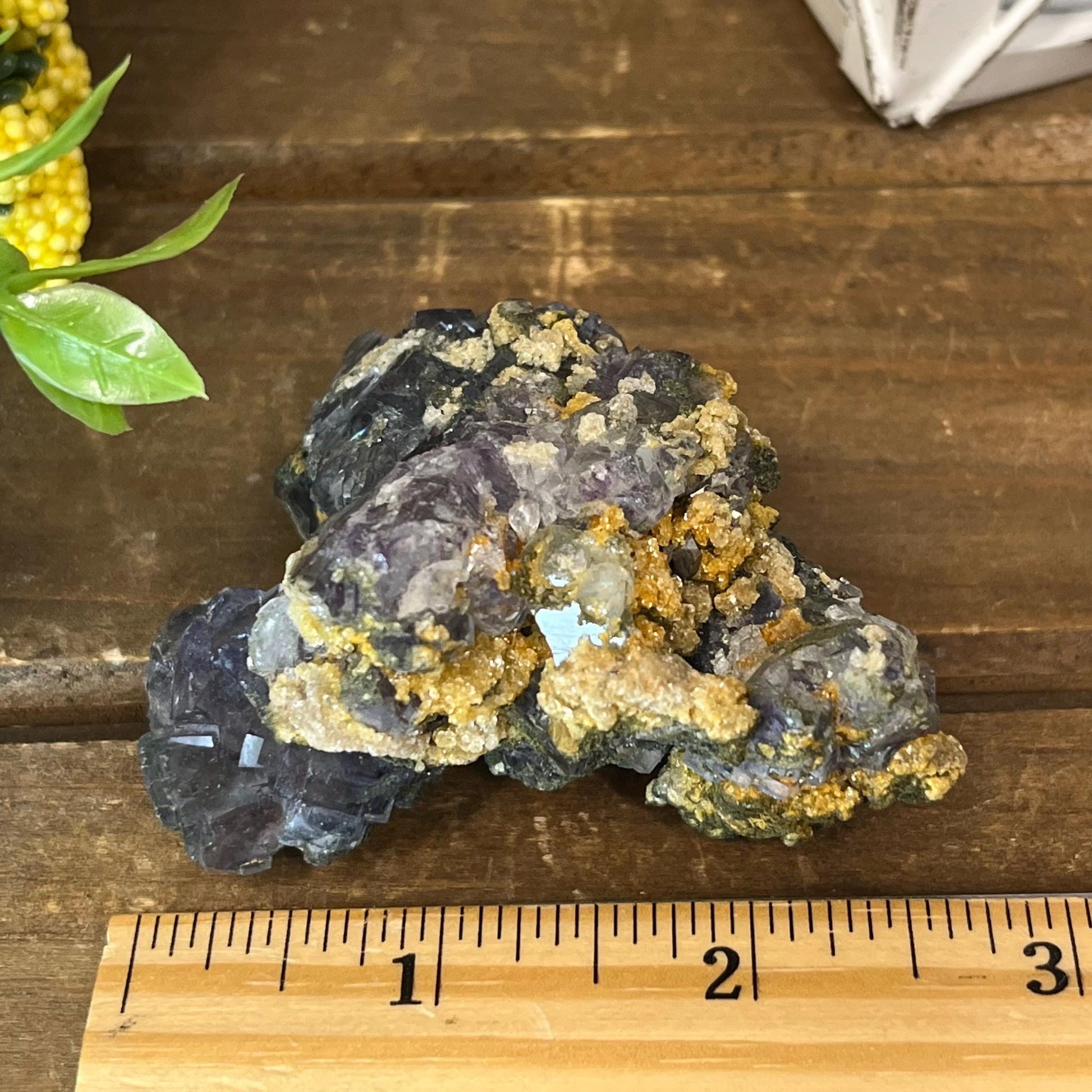 Dark Purple Yaogangxian Fluorite Specimen | Yaogangxian Mineral Specimen