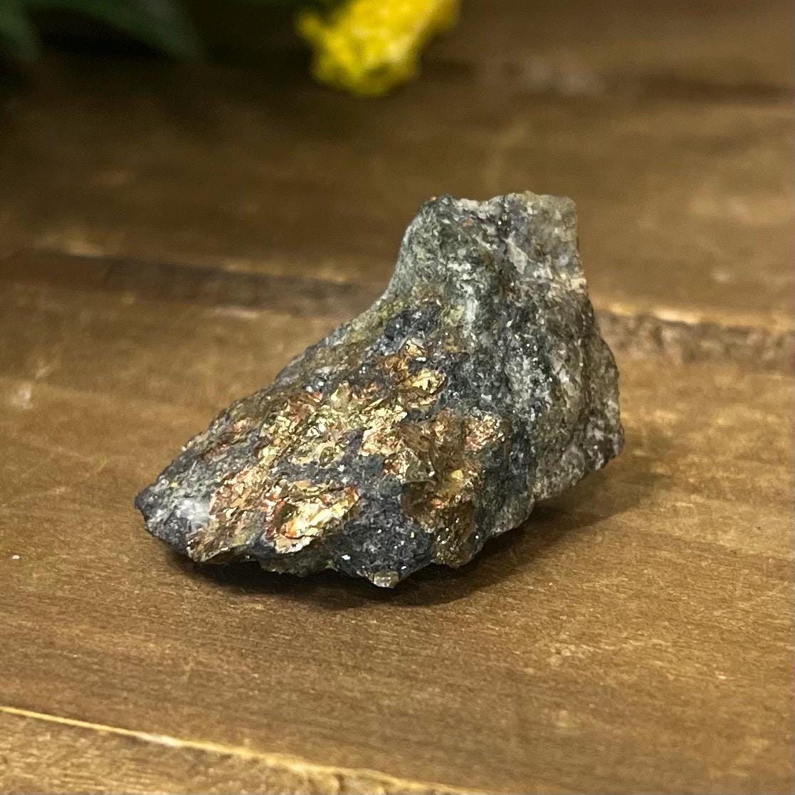 Small Chalcopyrite Specimen from Utah | Copper Ore | Sulfide Specimen | Bornite | Galena | Mixed Mineral Specimen