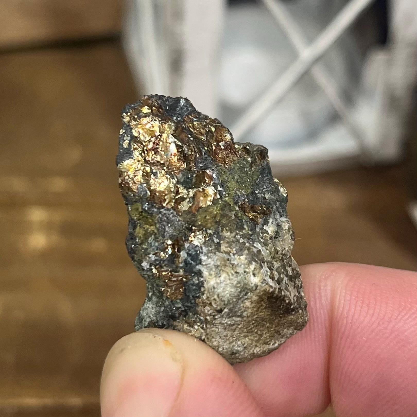 Small Chalcopyrite Specimen from Utah | Copper Ore | Sulfide Specimen | Bornite | Galena | Mixed Mineral Specimen