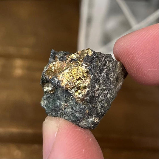 Small Chalcopyrite Specimen from Utah | Copper Ore | Sulfide Specimen | Bornite | Galena | Mixed Mineral Specimen
