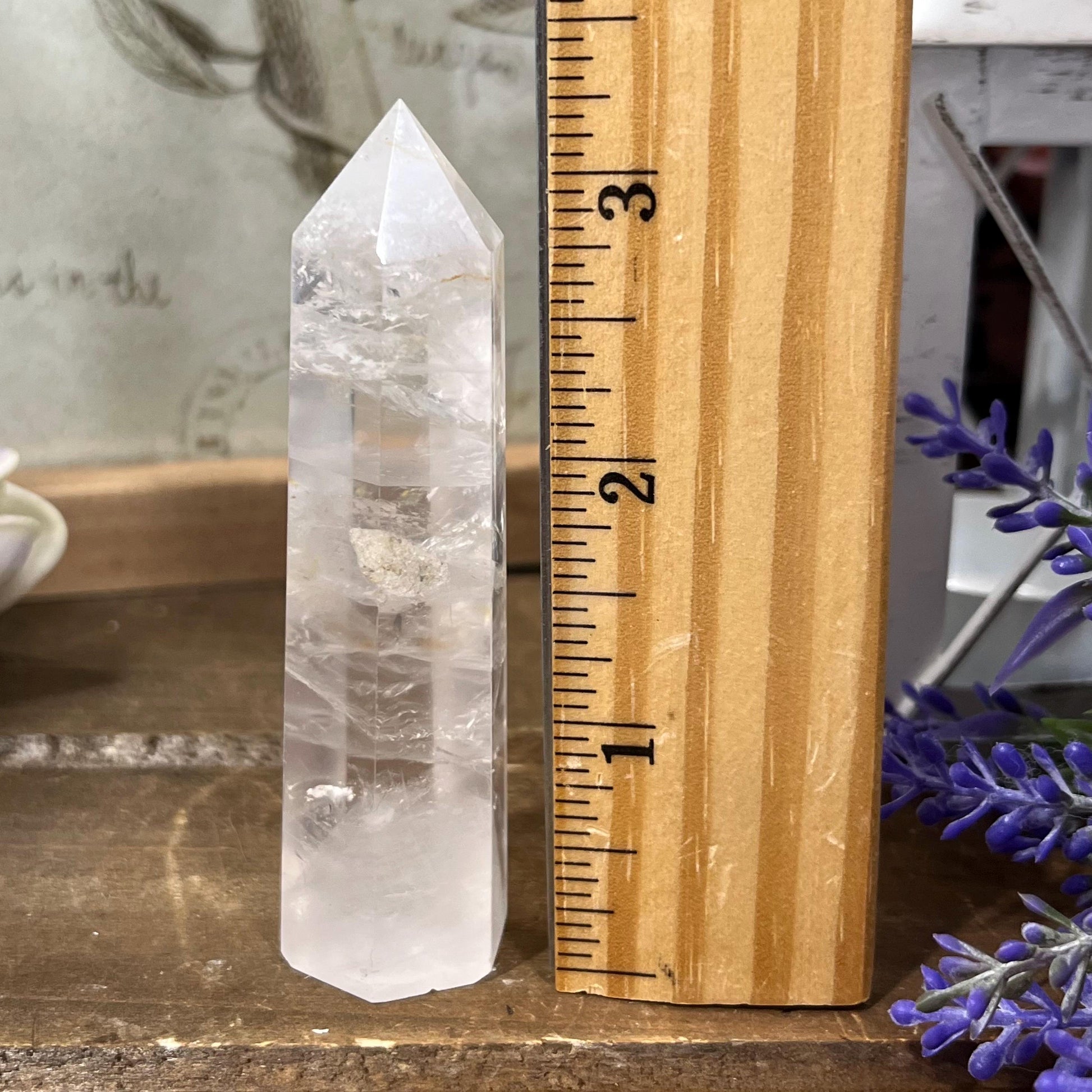 Light Rose Quartz Tower | Glassy Rose Quartz