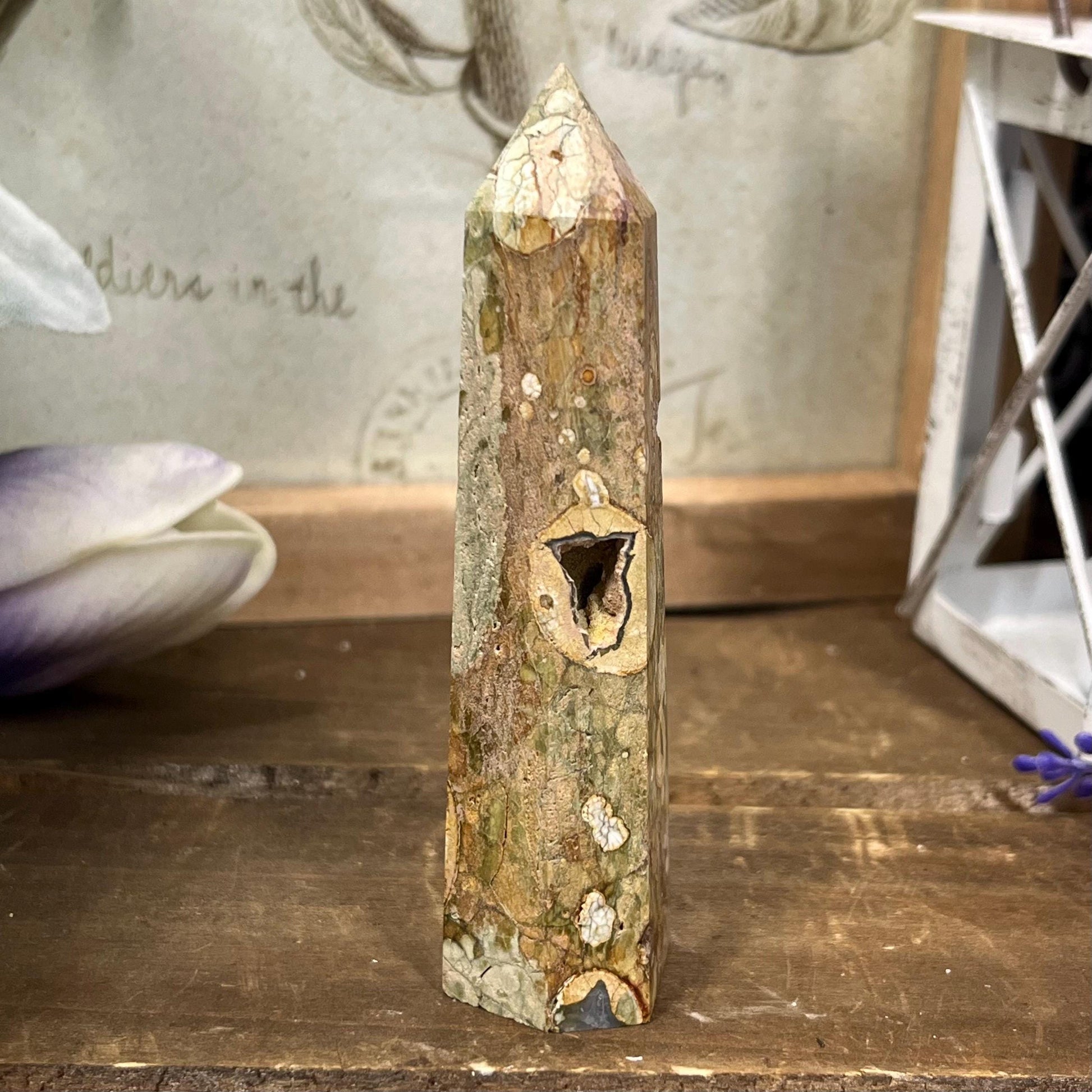 Rainforest Rhyolite Tower | Rainforest Jasper