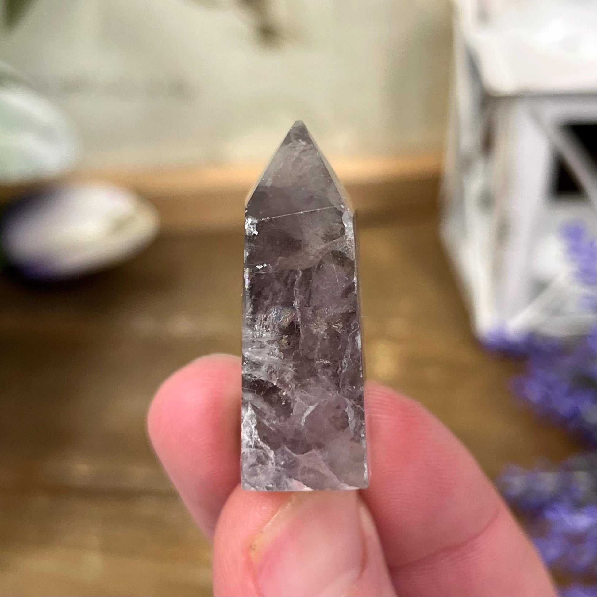 Small Fluorite with Pyrite Tower | Clear Fluorite | Banded Fluorite | Pyrite Fluorite