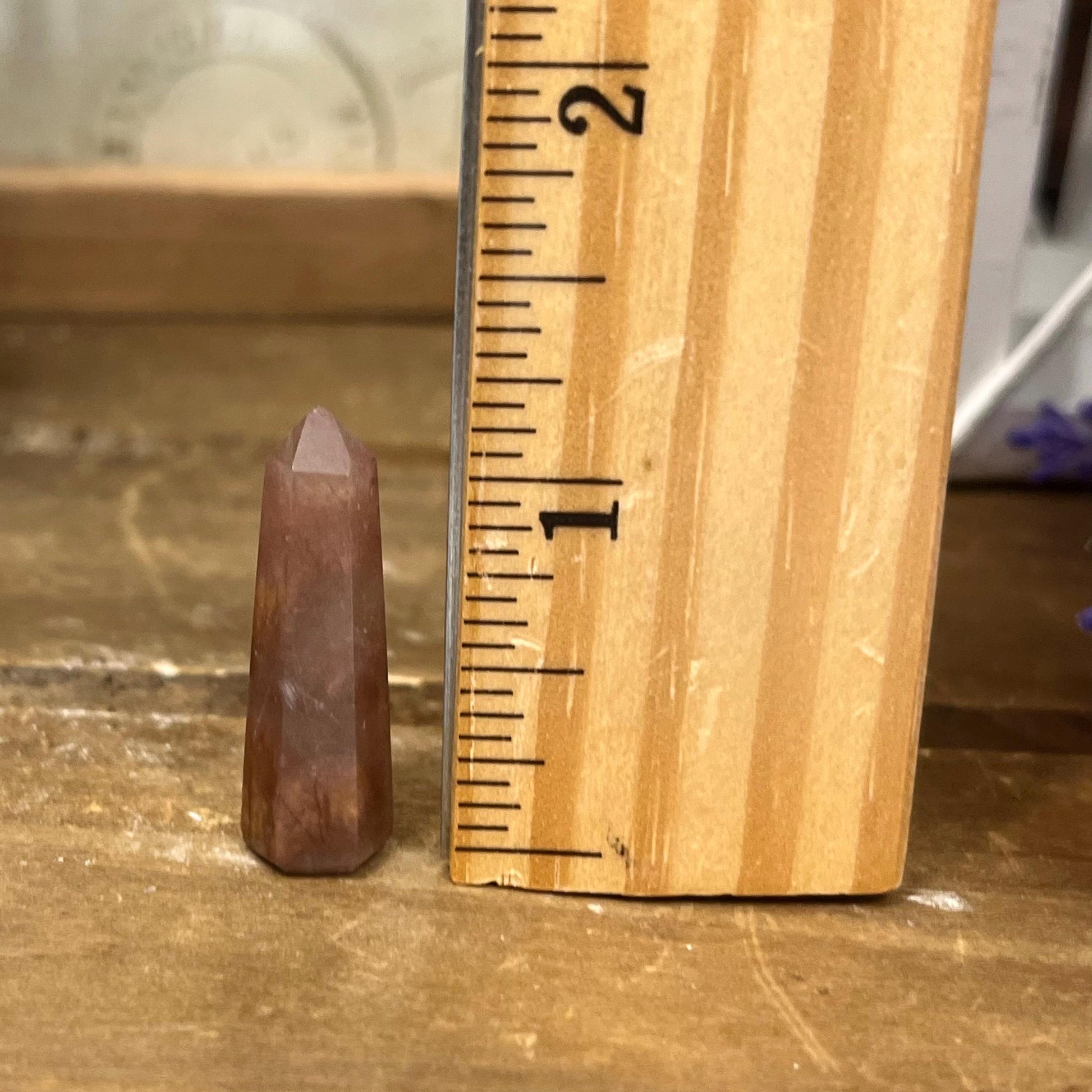 Tiny Amphibole Quartz Tower | Brazilian Quartz