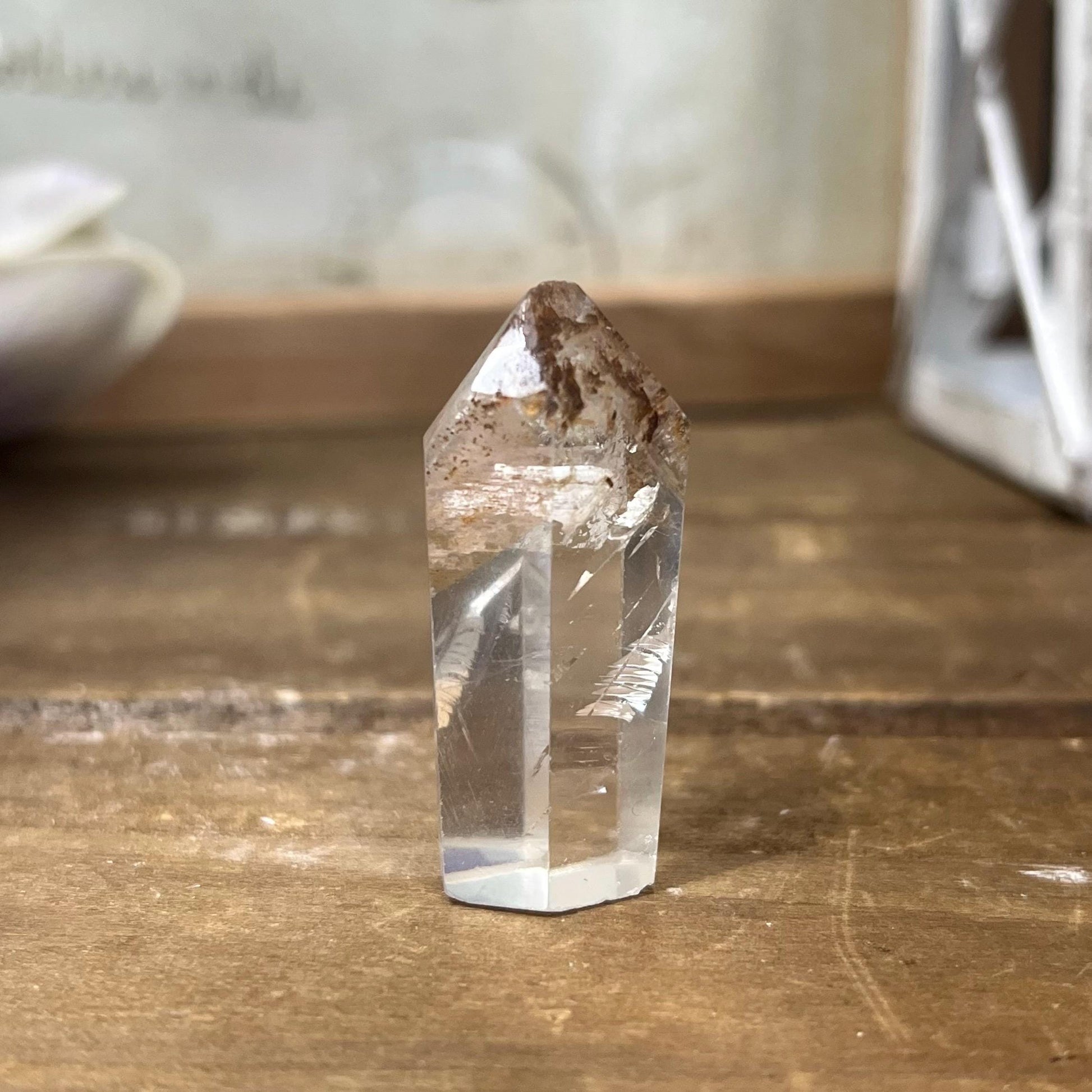 Mini Garden Quartz Tower | Lodolite Quartz