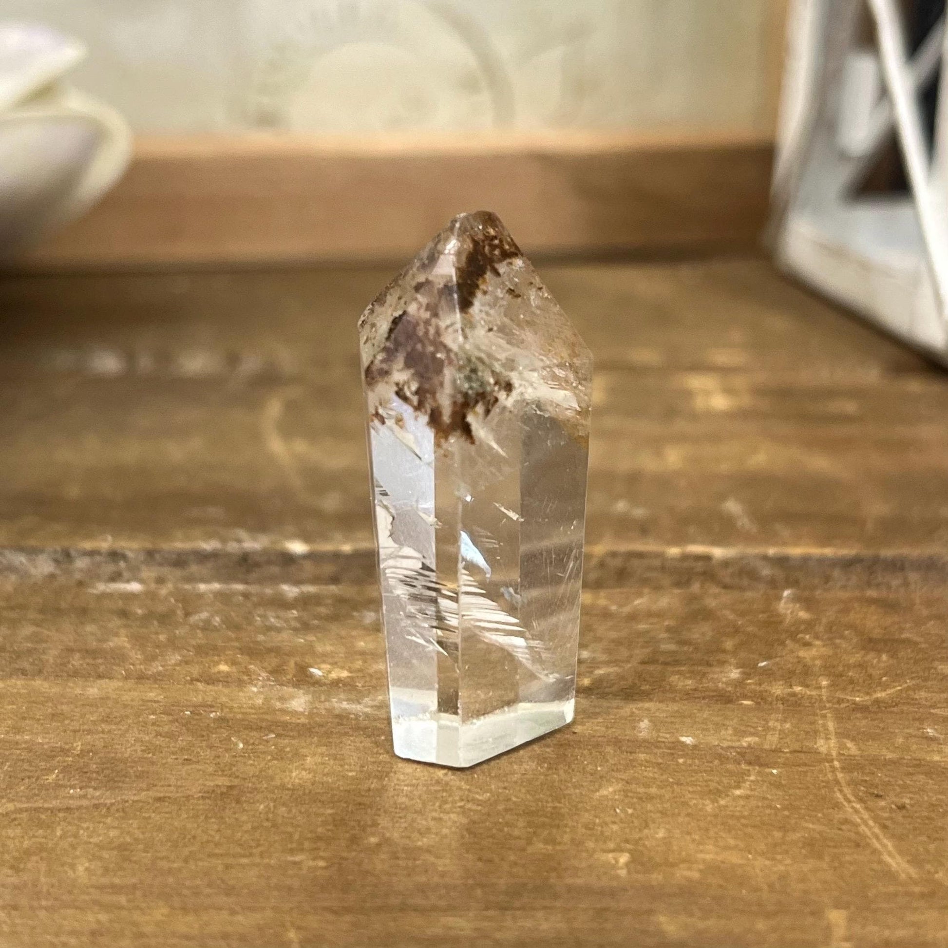 Mini Garden Quartz Tower | Lodolite Quartz