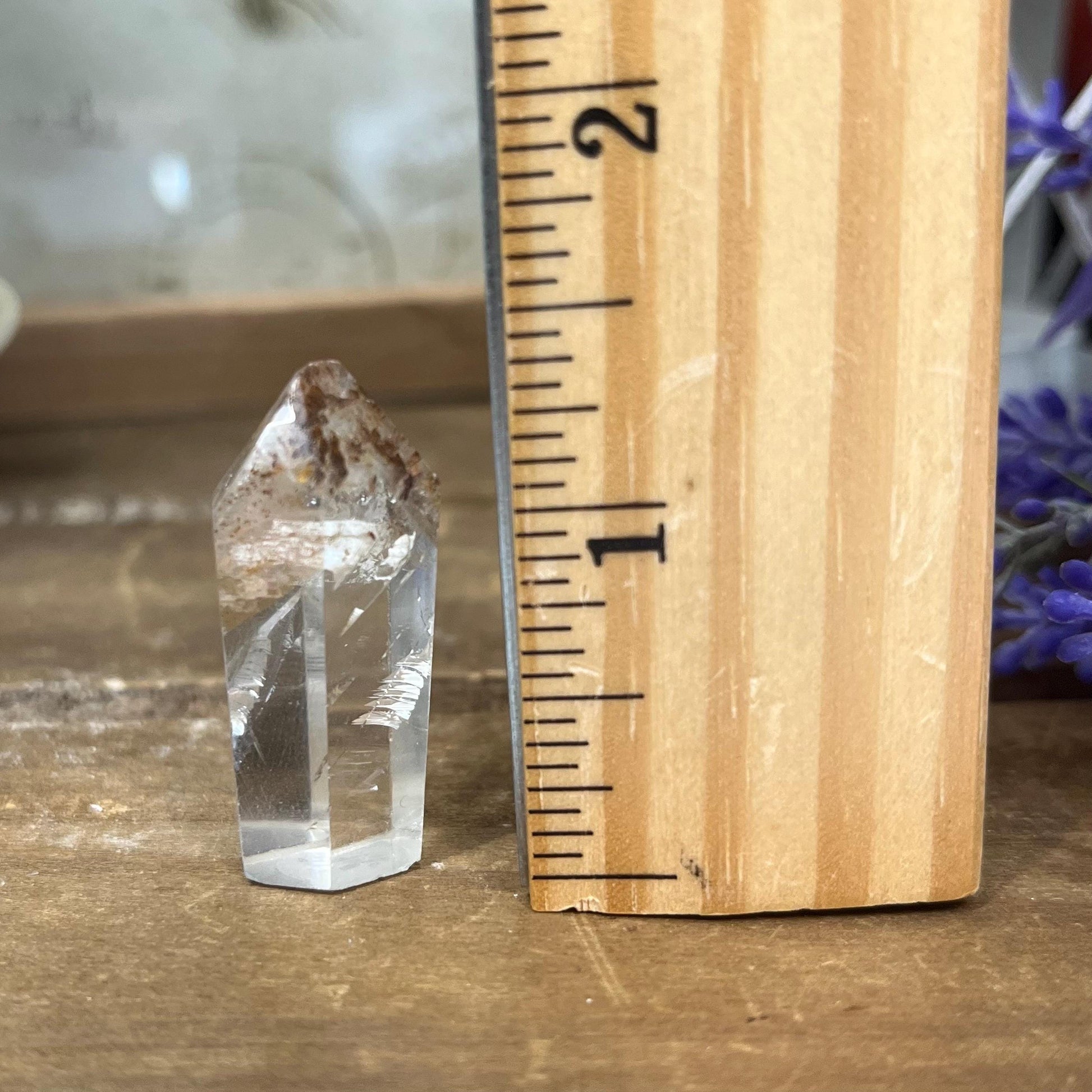 Mini Garden Quartz Tower | Lodolite Quartz