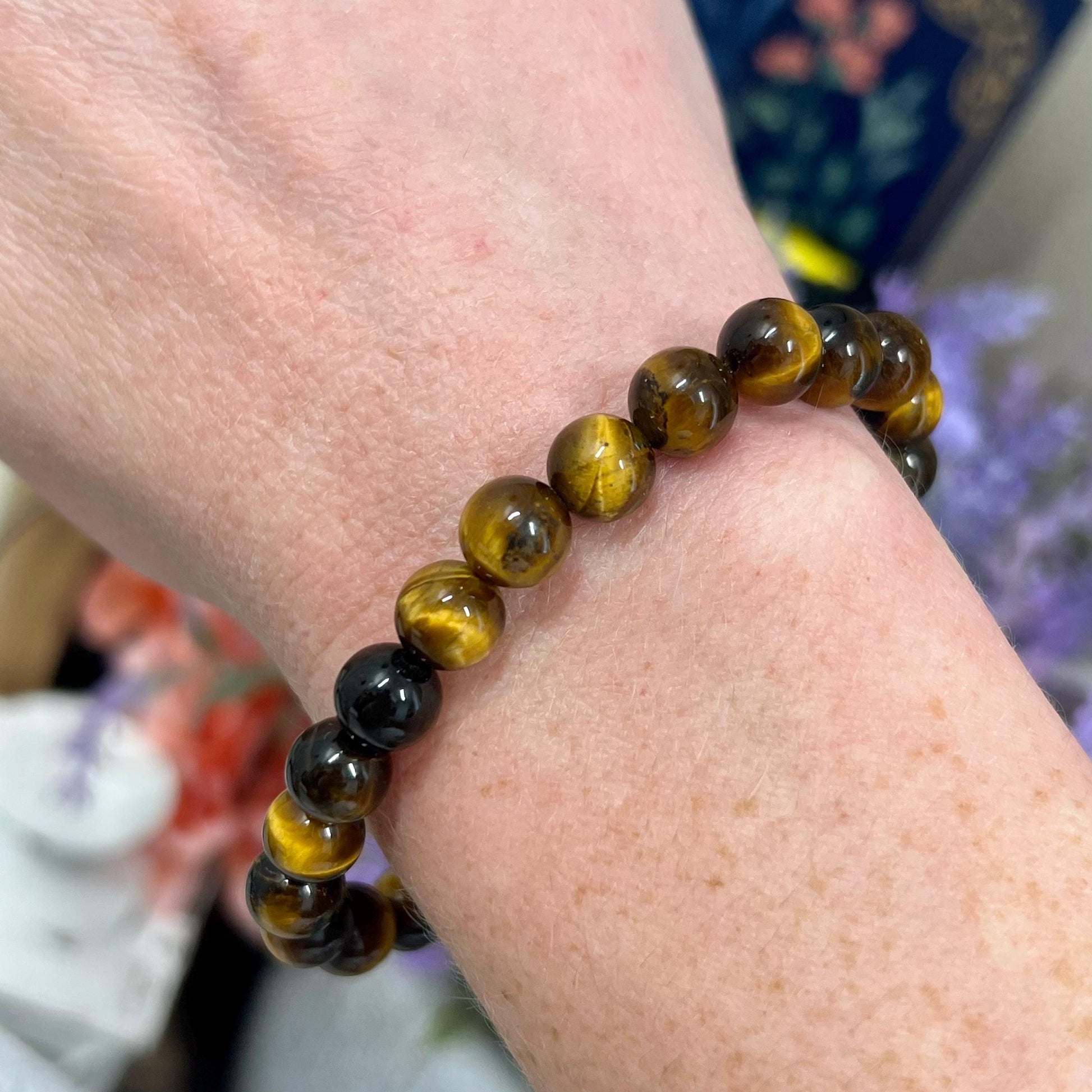 Flashy Tiger’s Eye Bracelet | Tiger Eye | 8mm Crystal Bracelet