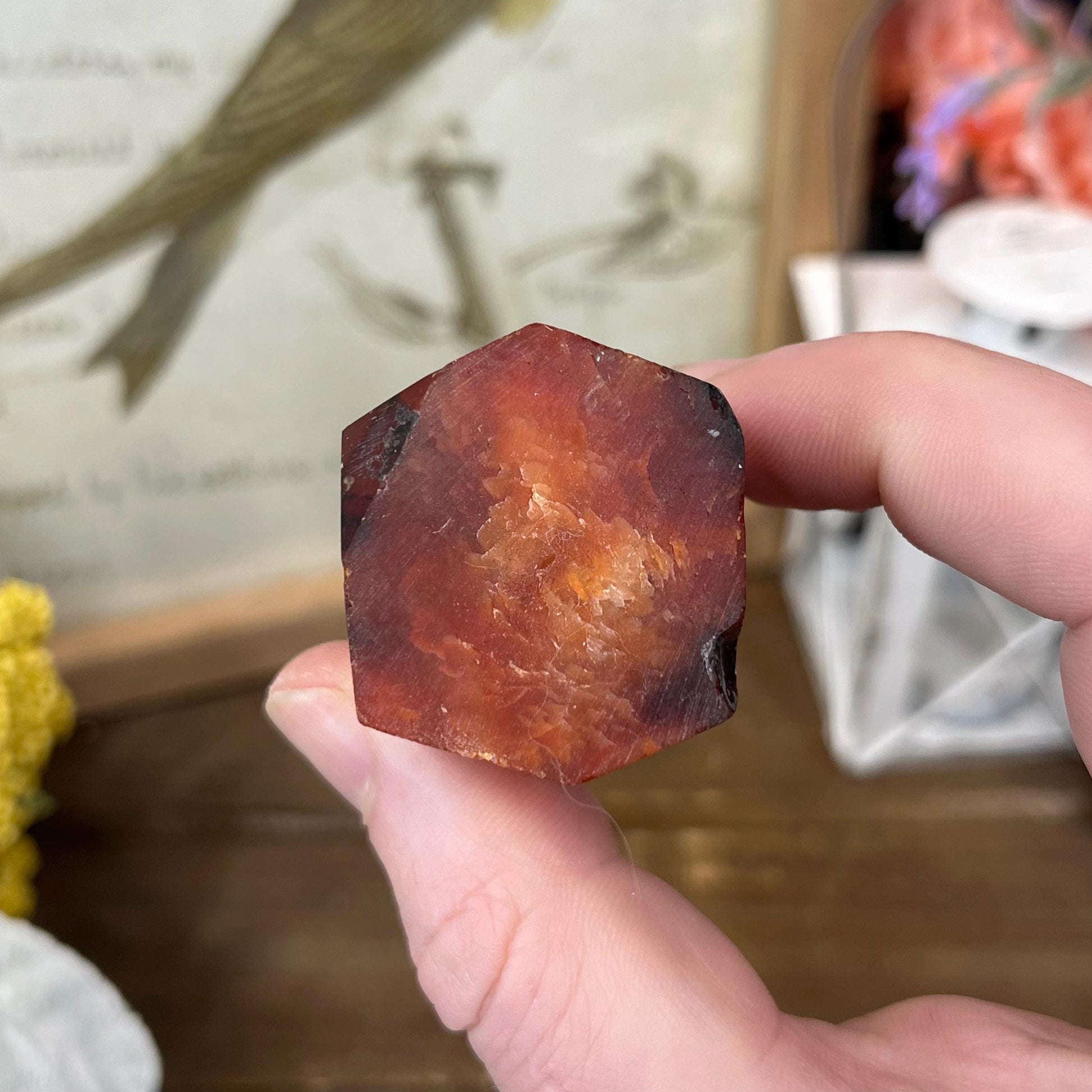 Dark Carnelian Tower | Red Carnelian Agate