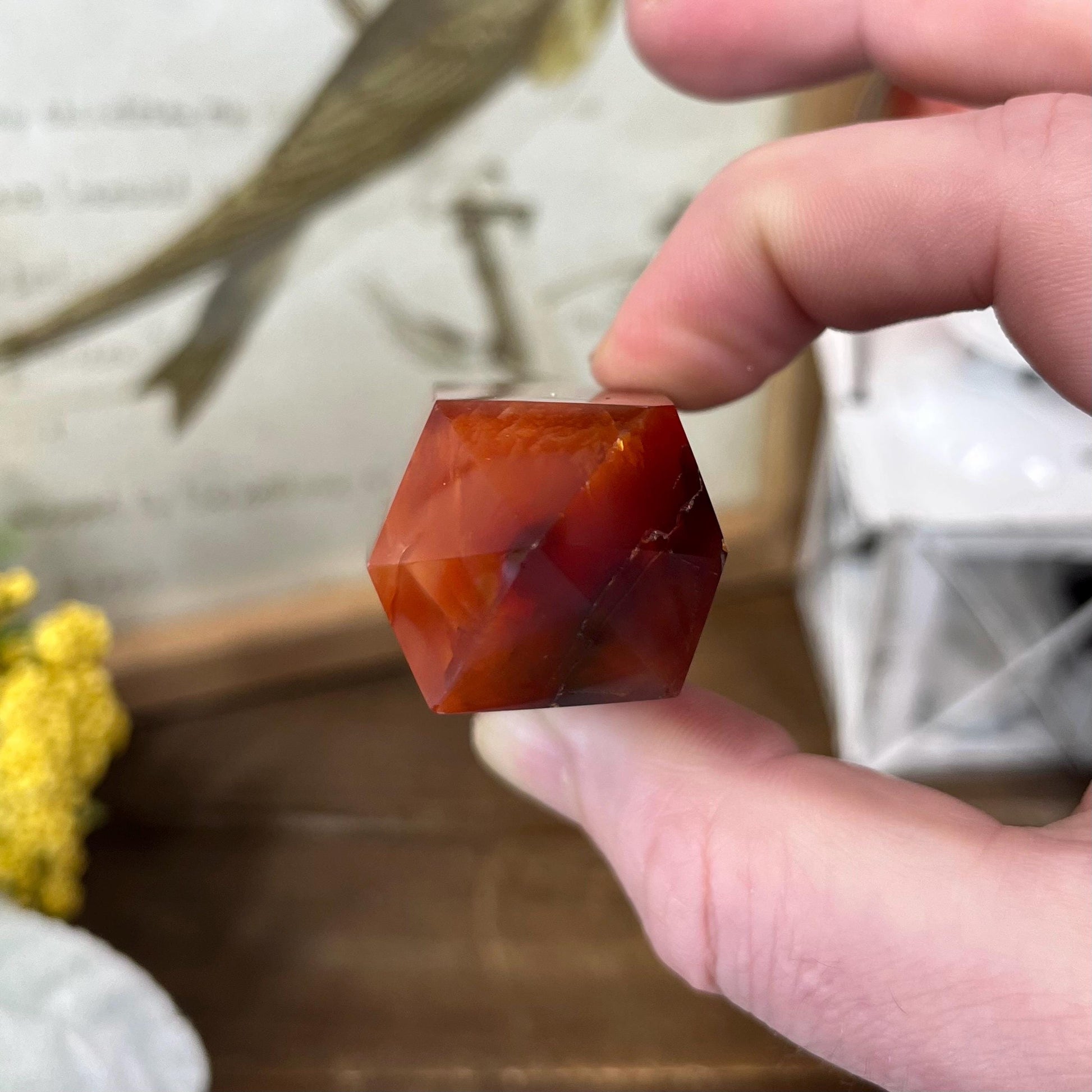 Dark Carnelian Tower | Red Carnelian Agate