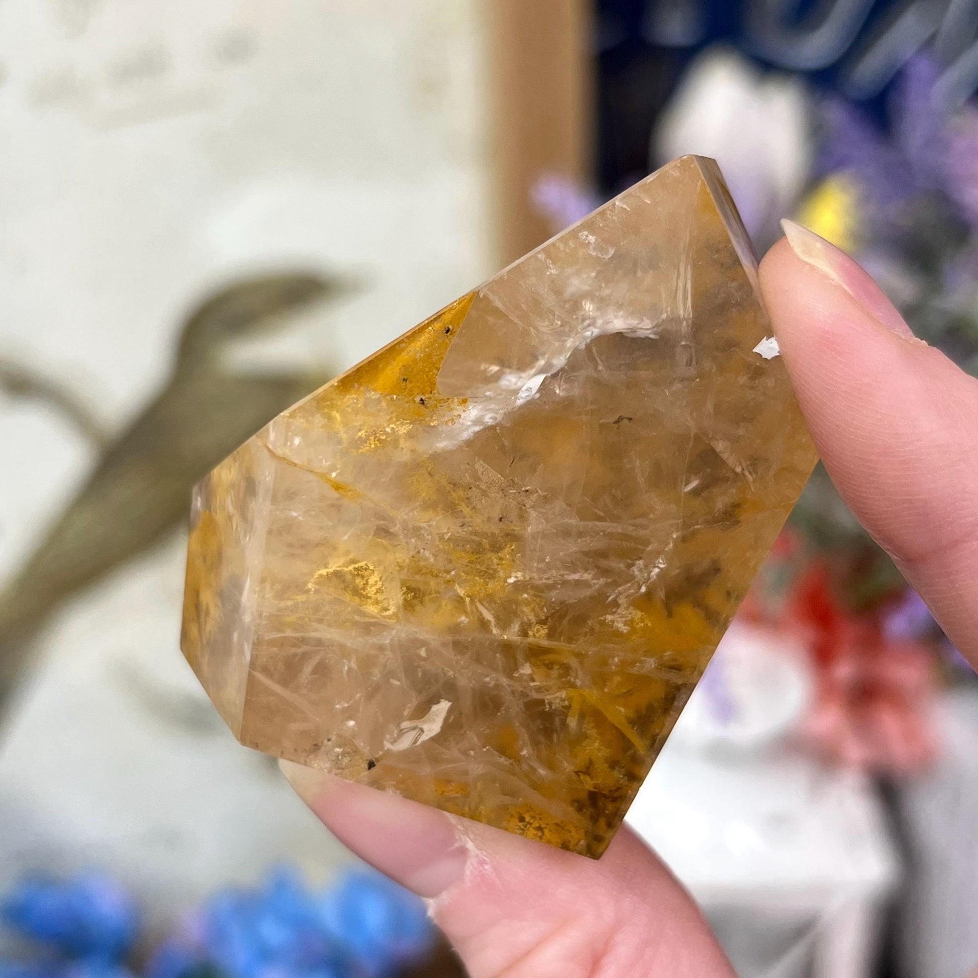 High Quality Dendritic Golden Healer Quartz Freeform | Dendritic Quartz | Hematoid Quartz | Dendrites | Yellow Hematoid Quartz