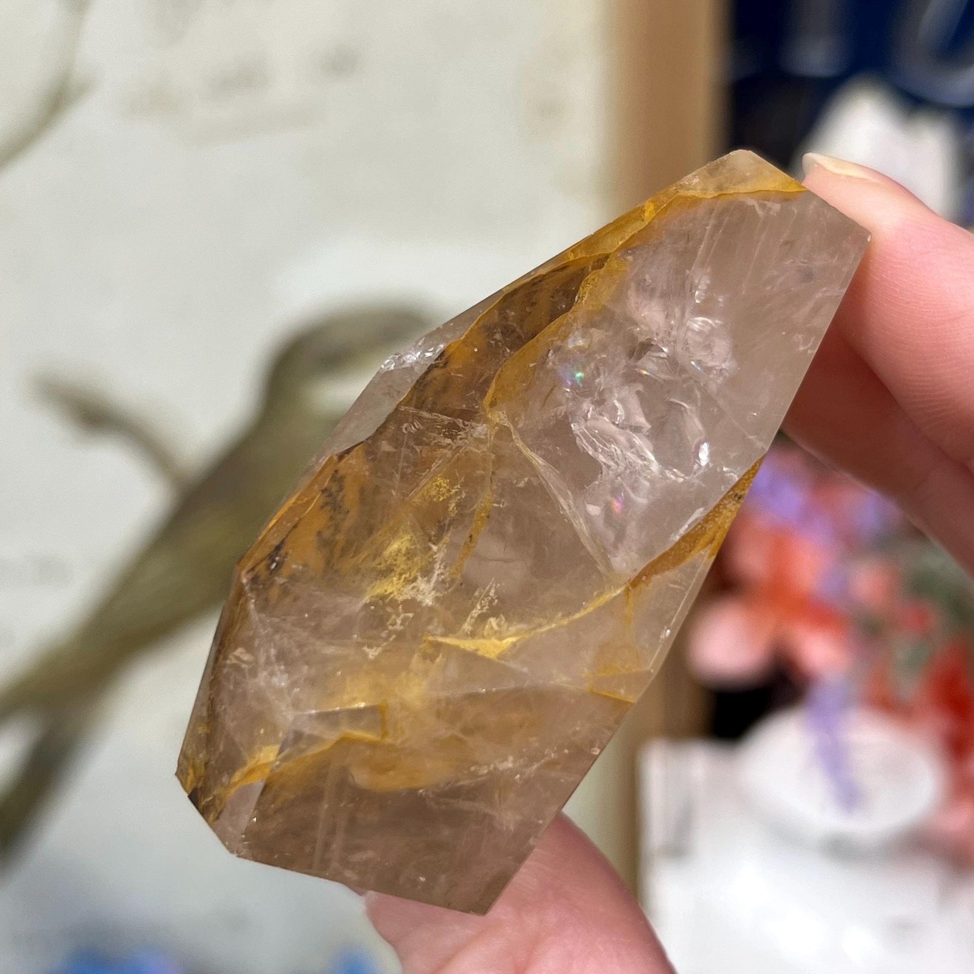 High Quality Dendritic Golden Healer Quartz Freeform | Dendritic Quartz | Hematoid Quartz | Dendrites | Yellow Hematoid Quartz