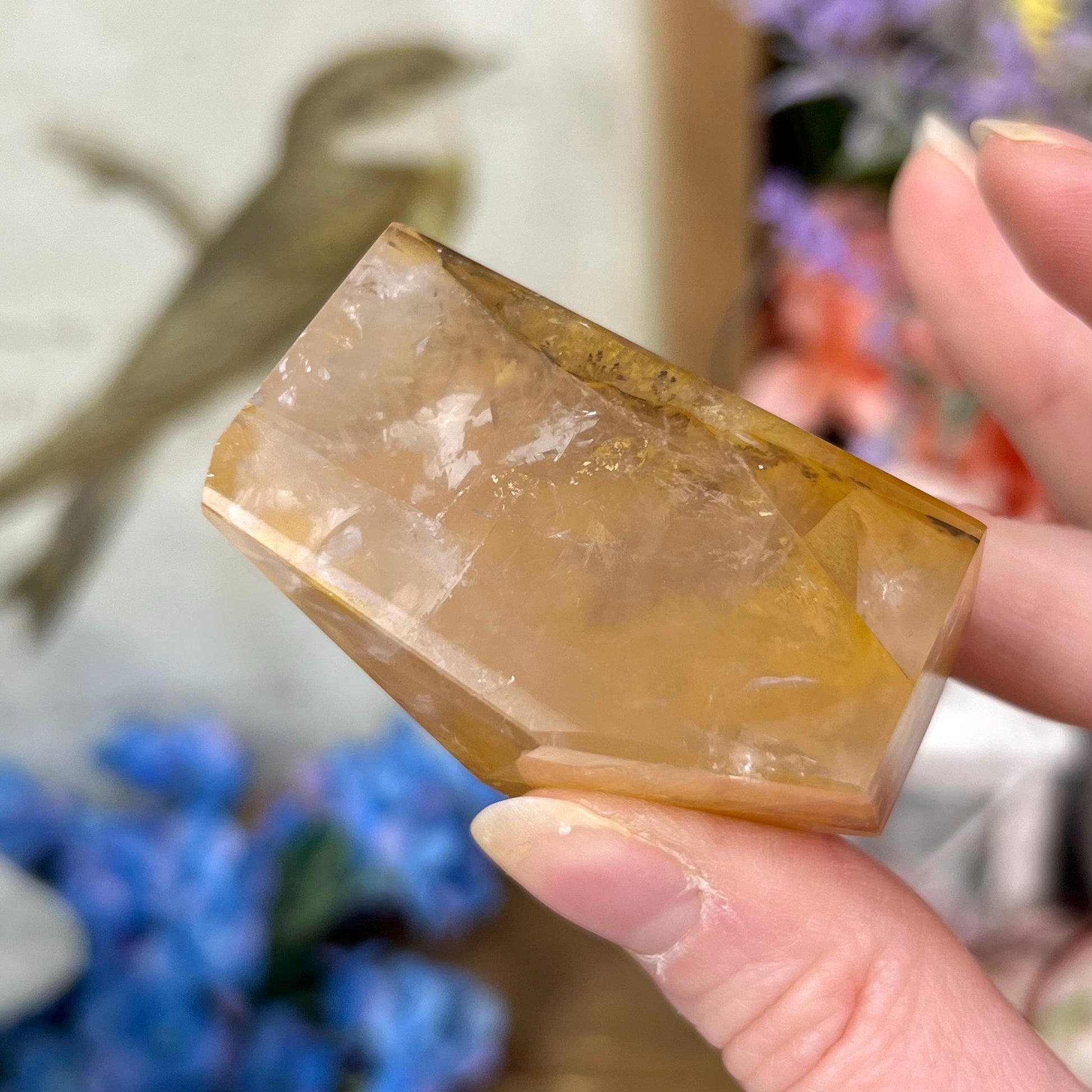 Small High Quality Dendritic Golden Healer Quartz Freeform | Dendritic Quartz | Hematoid Quartz | Dendrites | Yellow Hematoid Quartz