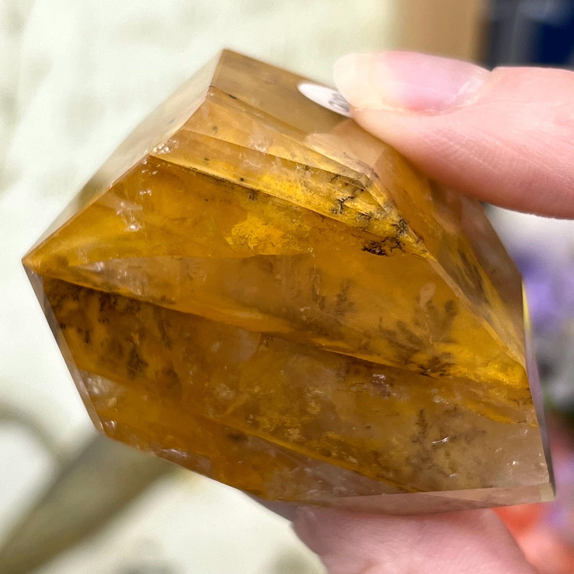 High Quality Dendritic Golden Healer Quartz Freeform | Dendritic Quartz | Hematoid Quartz | Dendrites | Yellow Hematoid Quartz