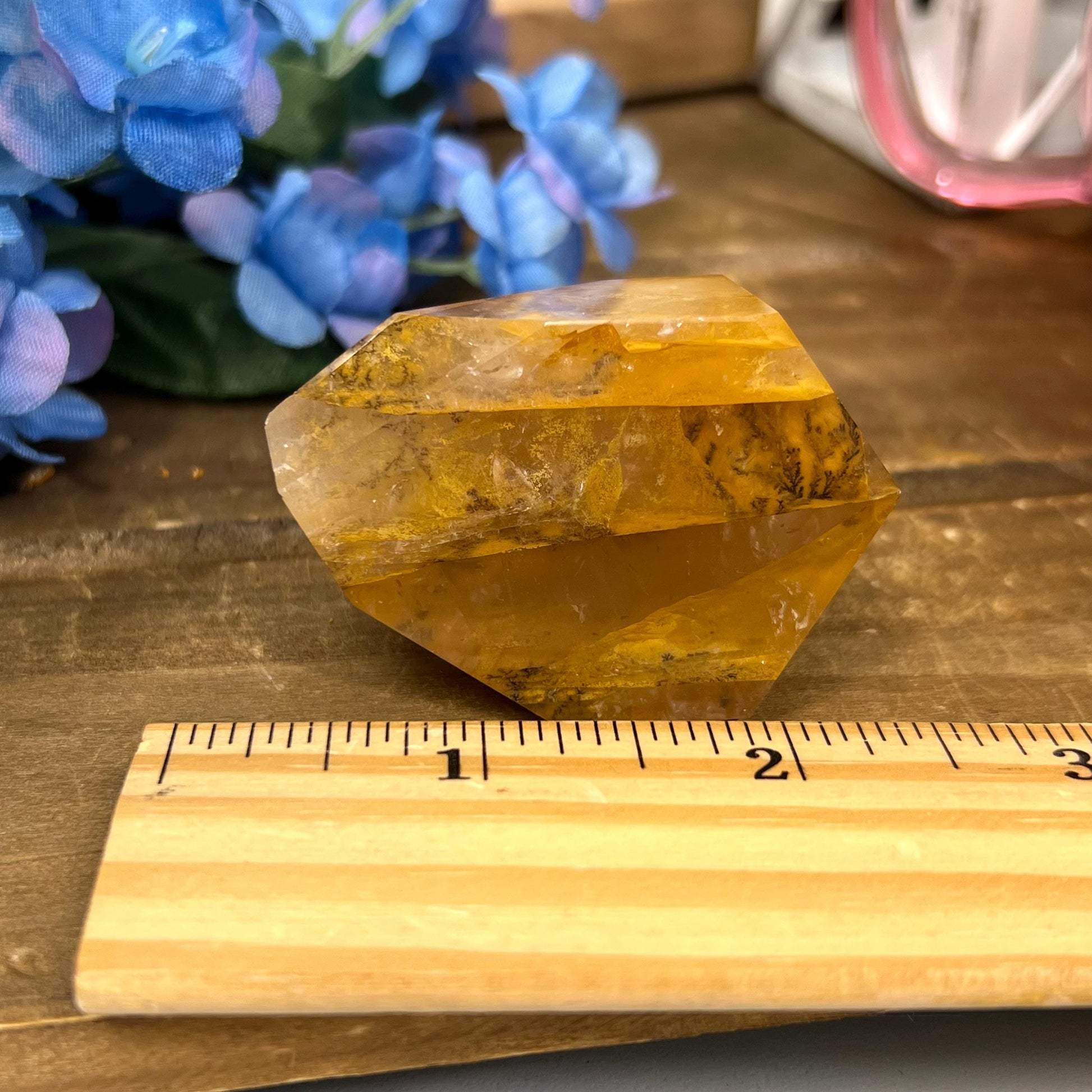 High Quality Dendritic Golden Healer Quartz Freeform | Dendritic Quartz | Hematoid Quartz | Dendrites | Yellow Hematoid Quartz