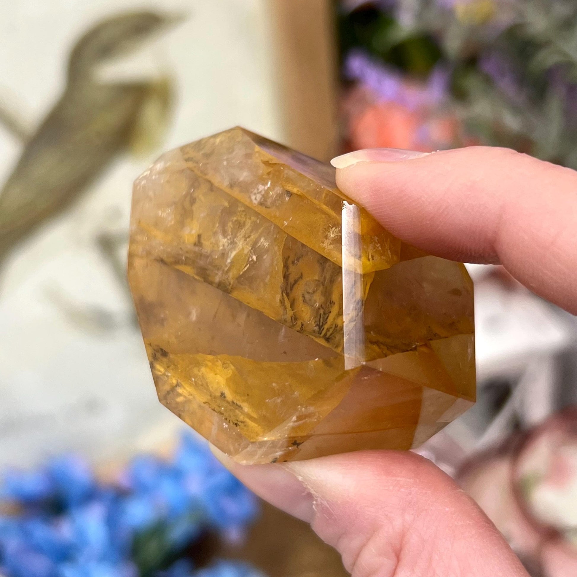 High Quality Dendritic Golden Healer Quartz Freeform | Dendritic Quartz | Hematoid Quartz | Dendrites | Yellow Hematoid Quartz