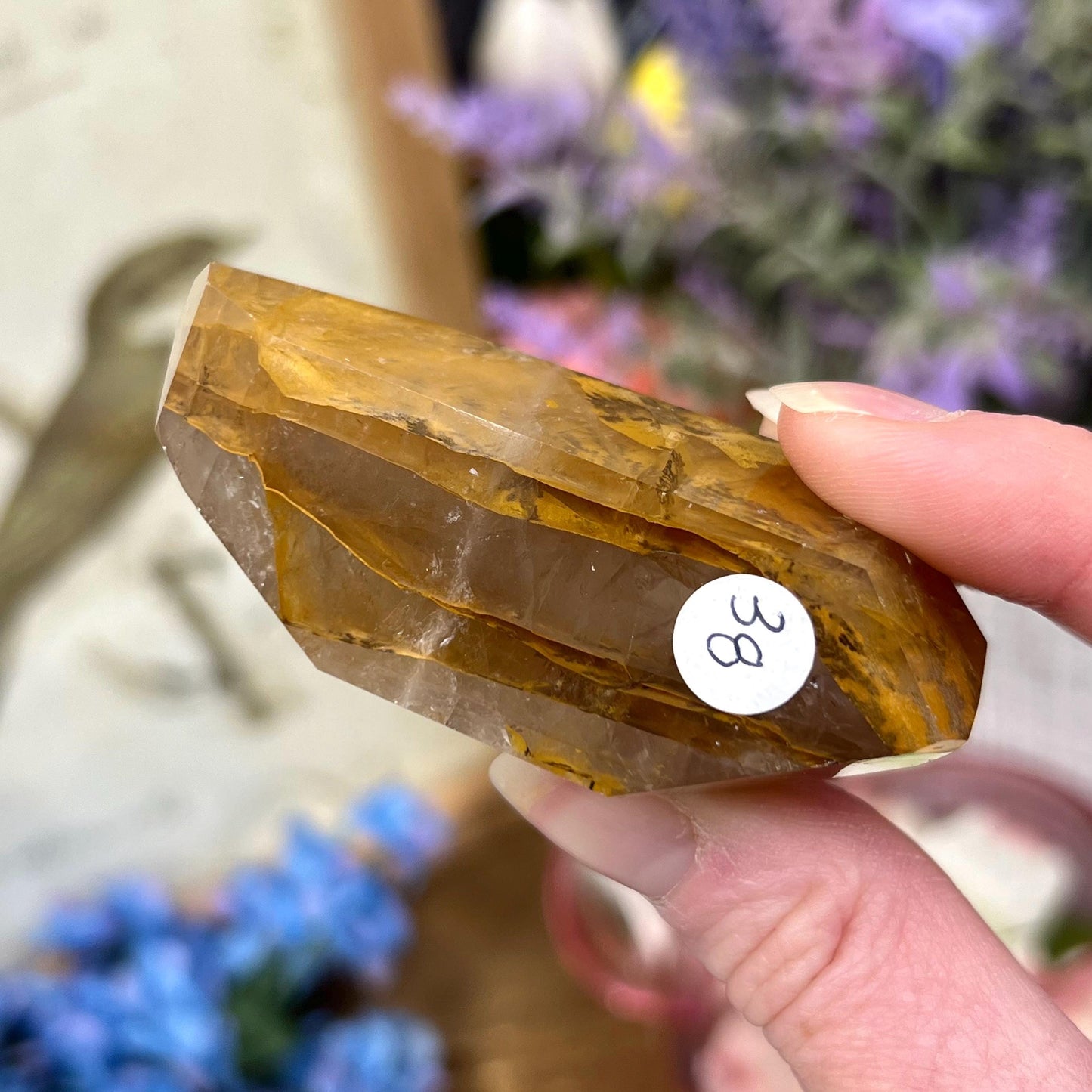 High Quality Dendritic Golden Healer Quartz Freeform | Dendritic Quartz | Hematoid Quartz | Dendrites | Yellow Hematoid Quartz