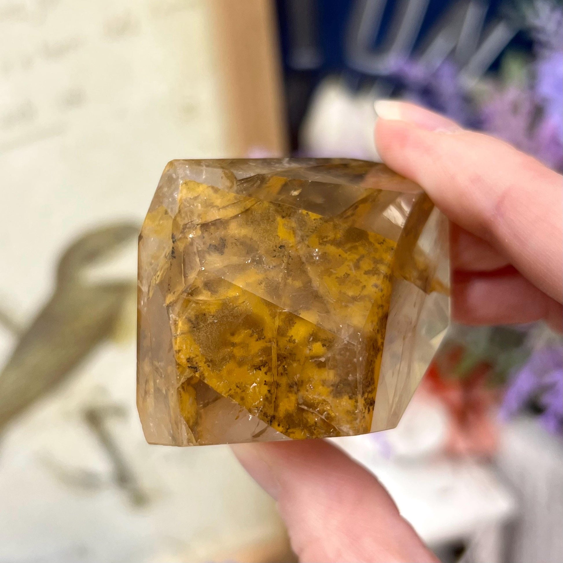 High Quality Dendritic Golden Healer Quartz Freeform | Dendritic Quartz | Hematoid Quartz | Dendrites | Yellow Hematoid Quartz