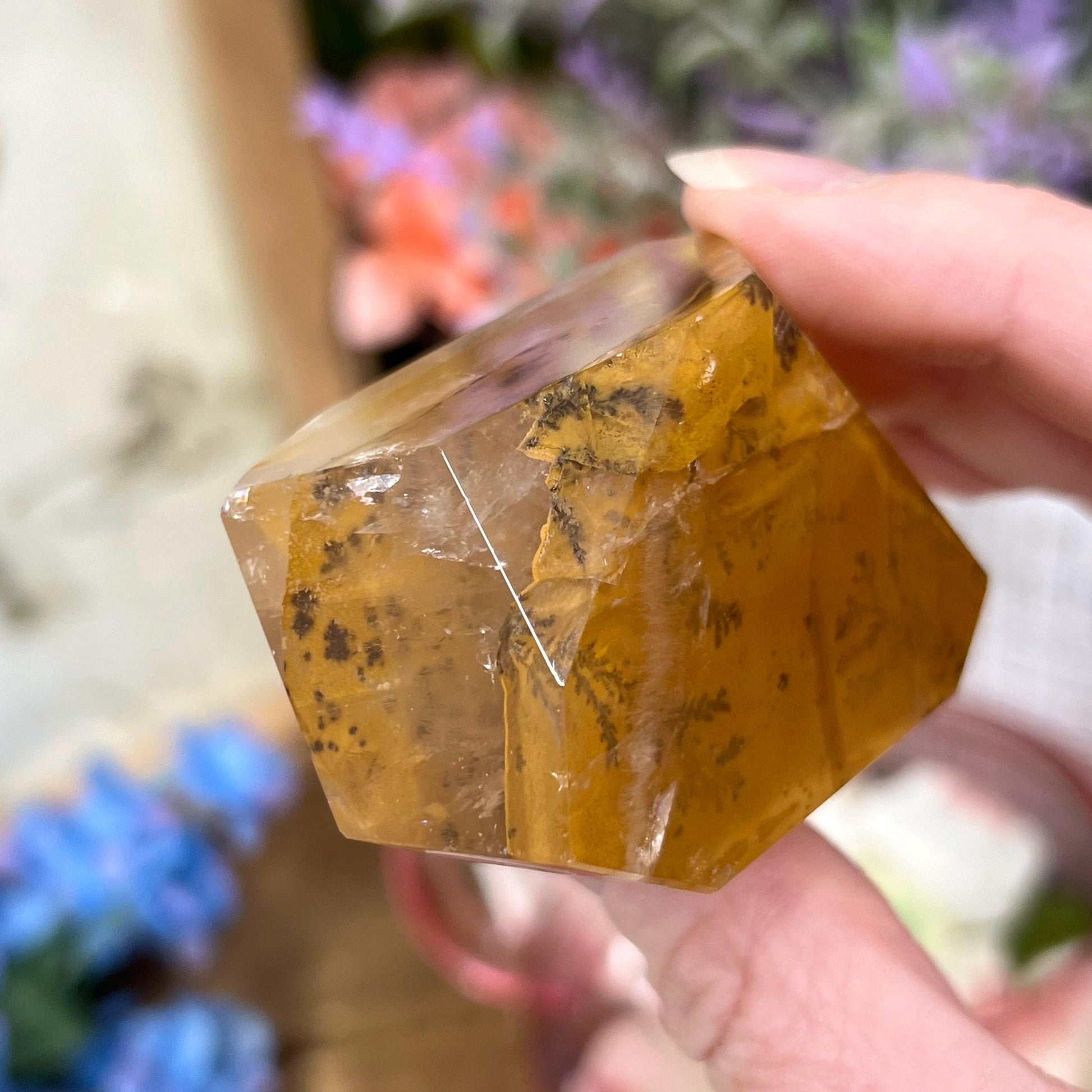 High Quality Dendritic Golden Healer Quartz Freeform | Dendritic Quartz | Hematoid Quartz | Dendrites | Yellow Hematoid Quartz